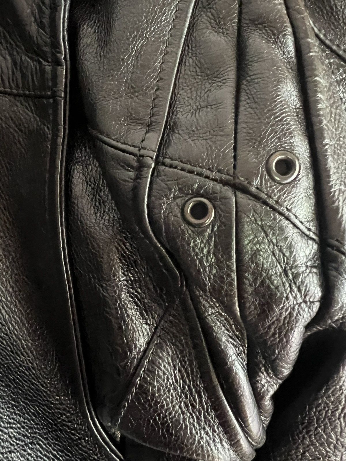 Balenciaga Balenciaga Logo Leather Jacket Size US L / EU 52-54 / 3 - 11 Thumbnail