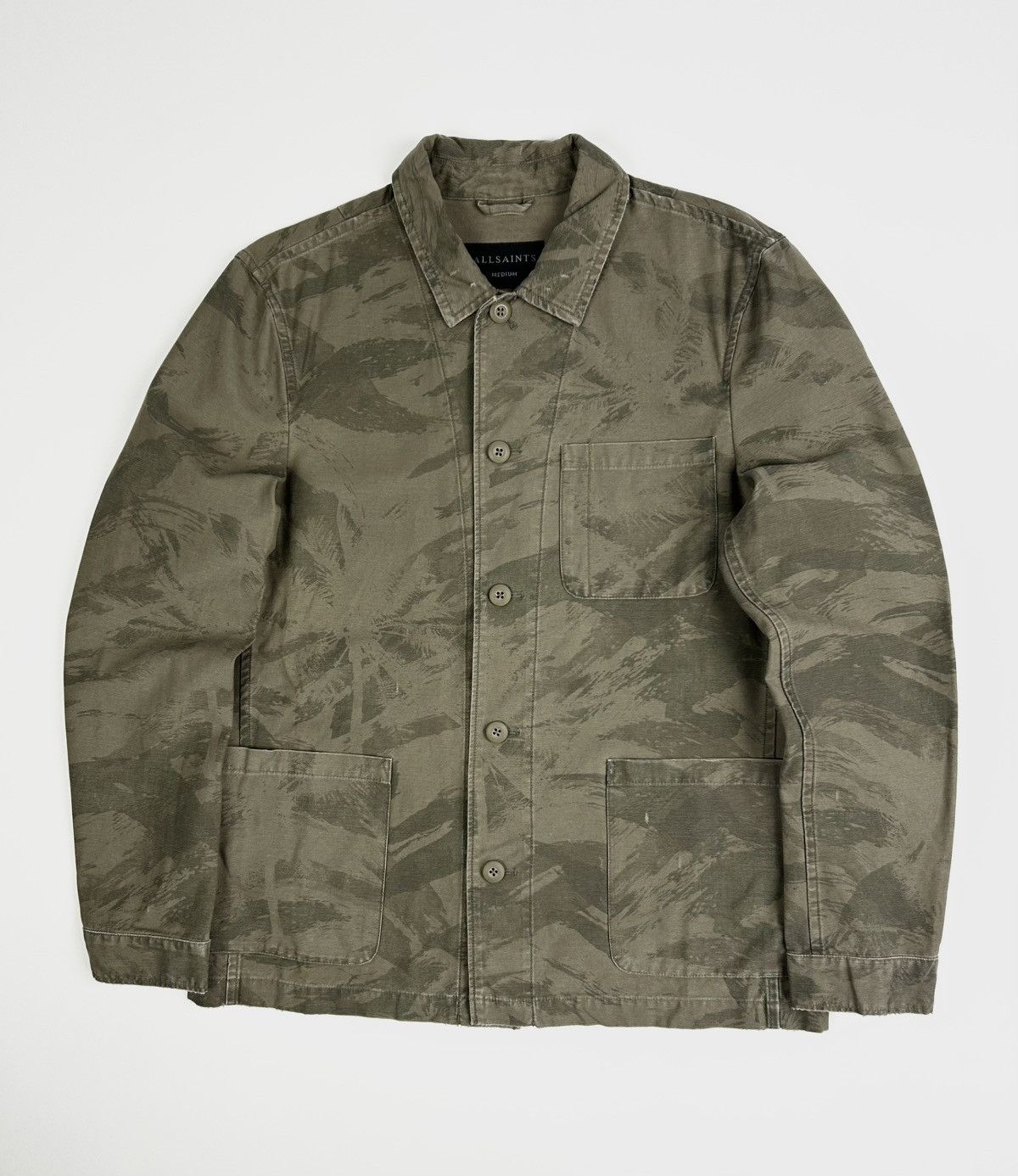 Allsaints Allsaints Camo Overshirt Jacket Size US M / EU 48-50 / 2 - 1 Thumbnail