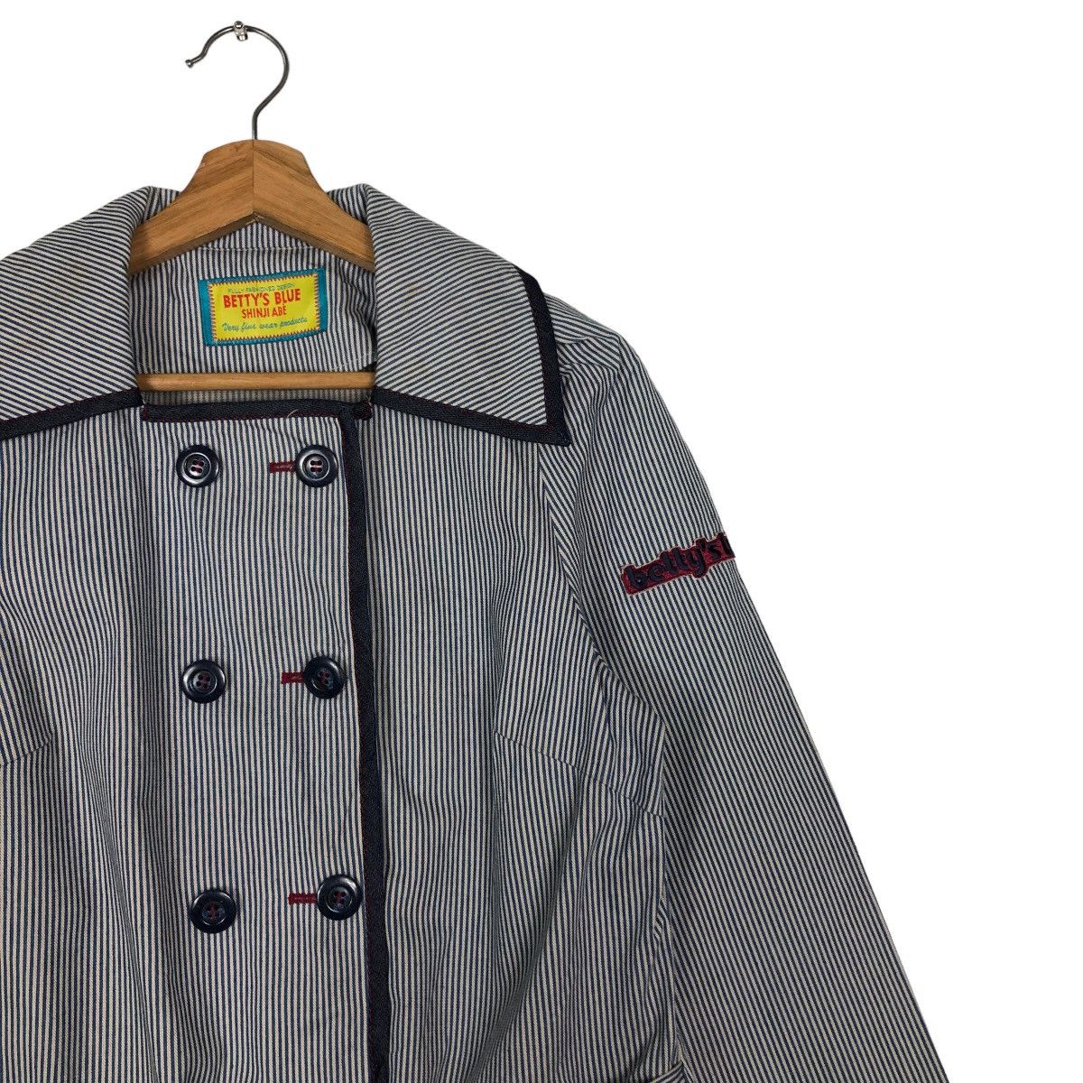 Japanese Brand 🔥Vtg Hickory Chore Jacket Striped Betty’s Blue Issey Miyake Size US M / EU 48-50 / 2 - 6 Thumbnail