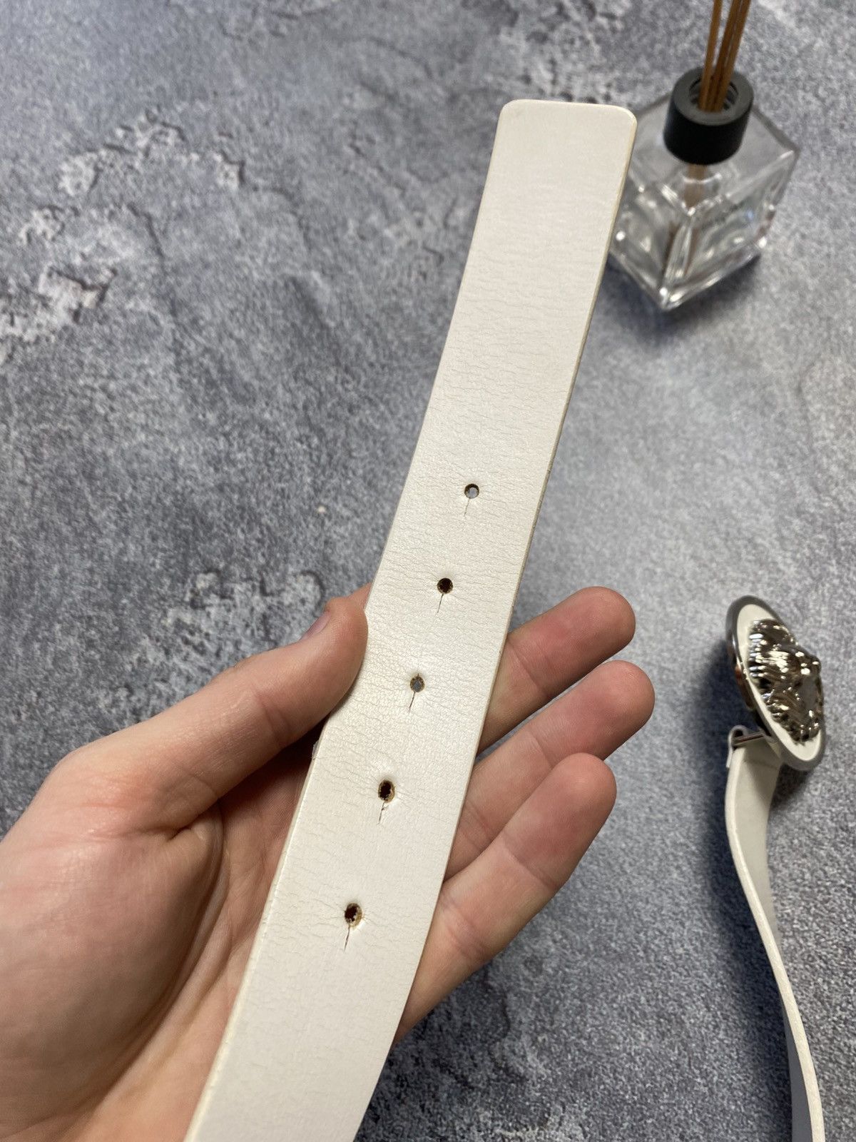 Versace Versace versus lion belt leather vintage Size ONE SIZE - 7 Thumbnail