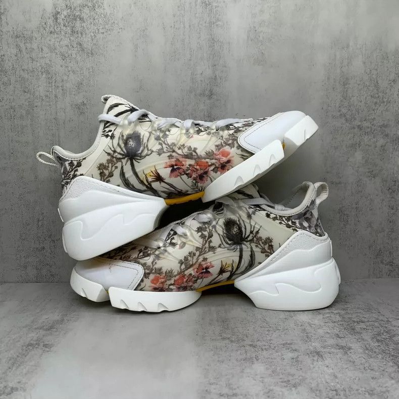 Dior Dior Floral Dad Sneakers Size 38-2506 Size US 7.5 / IT 37.5 - 3 Thumbnail