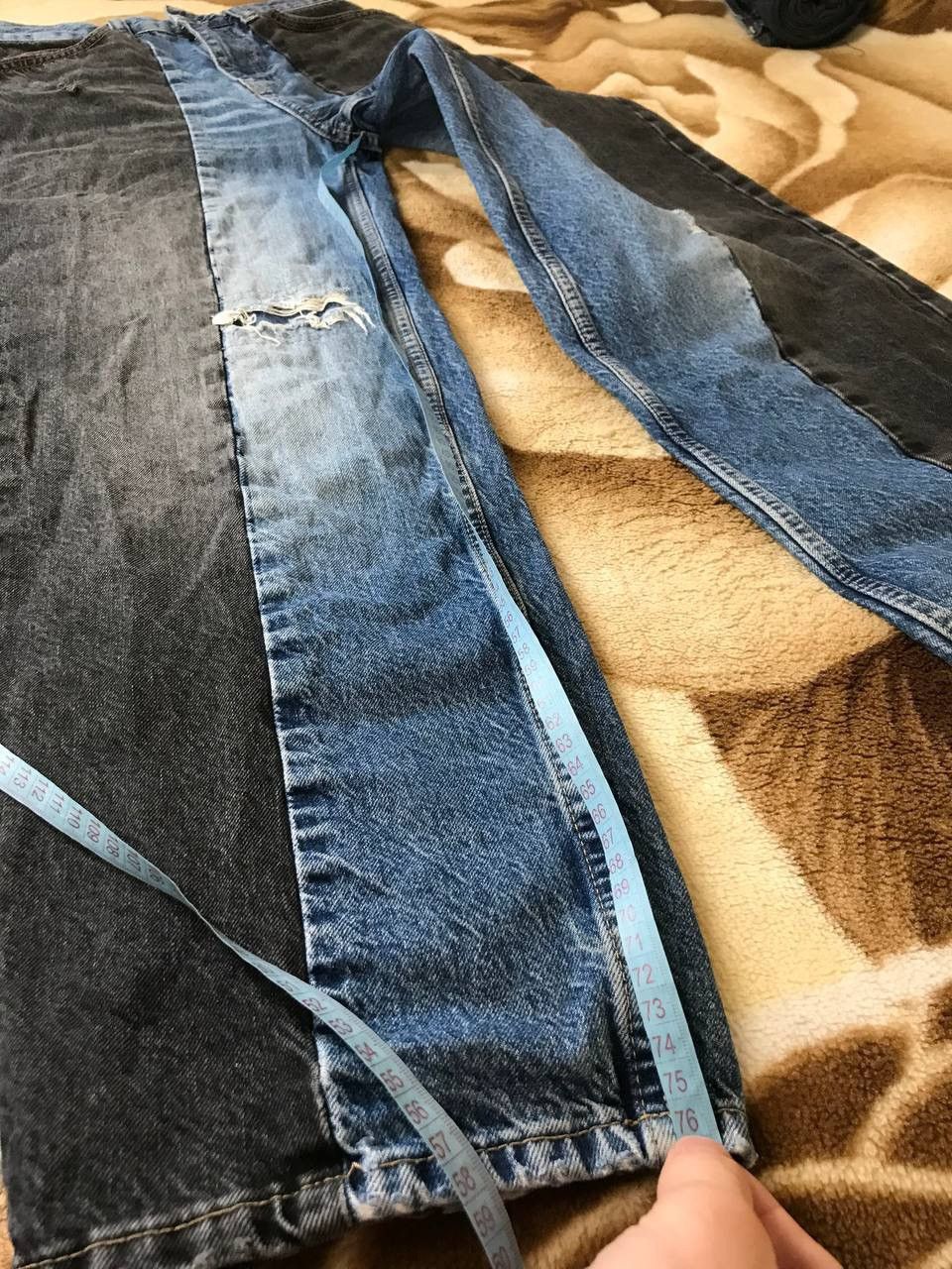 Bdg 🔥 BDG Avant Garde Cargo Baggy Distressed Y2K Denim Pants Size US 30 / EU 46 - 14 Thumbnail