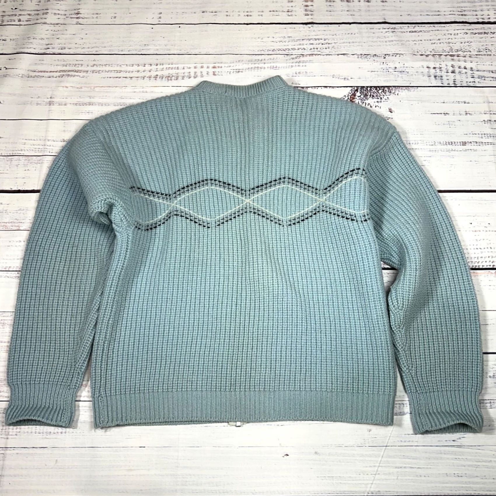 Vintage VINTAGE Gerspaih Womens Cardigan Sweater Sz L Wool Green Long Sleeve Size L / US 10 / IT 46 - 4 Thumbnail