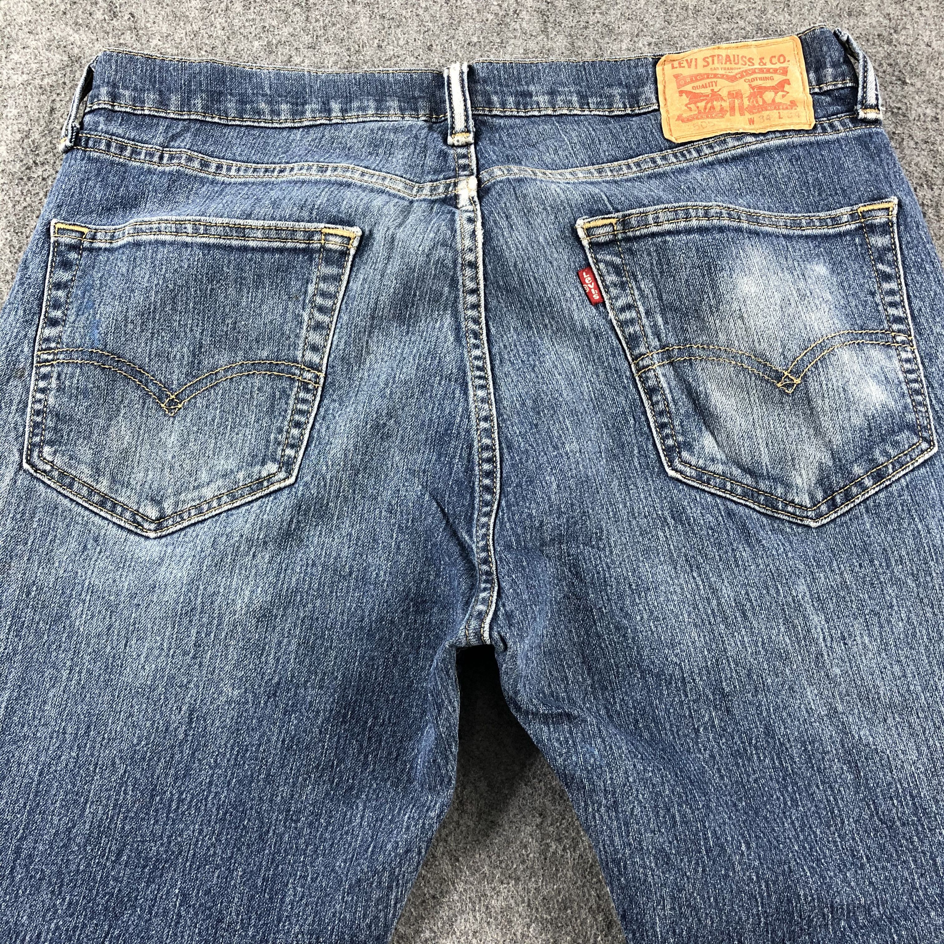 Levi's Vintage Blue Wash Levis 505 Jeans-J2647 Size US 33 - 4 Thumbnail