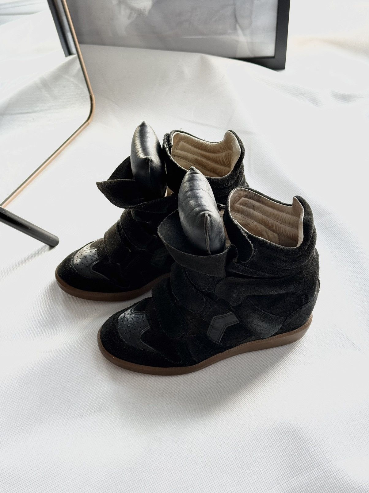 Isabel Marant Isabel Marant Bekett sneakers shoes beige Suede Wedge Size US 10 / IT 40 - 13 Thumbnail