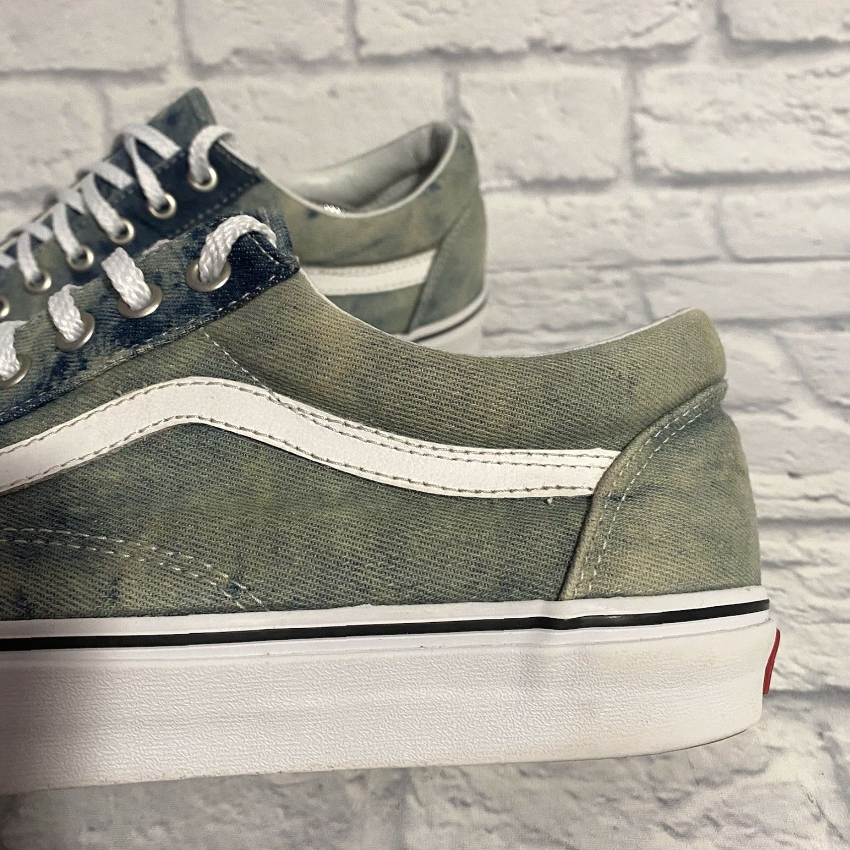 Vans Vans Old Skool Low Top Skateboard Sneakers Blue White Jean Shoes Men’s Size 12 Mens Size US L / EU 52-54 / 3 - 4 Thumbnail