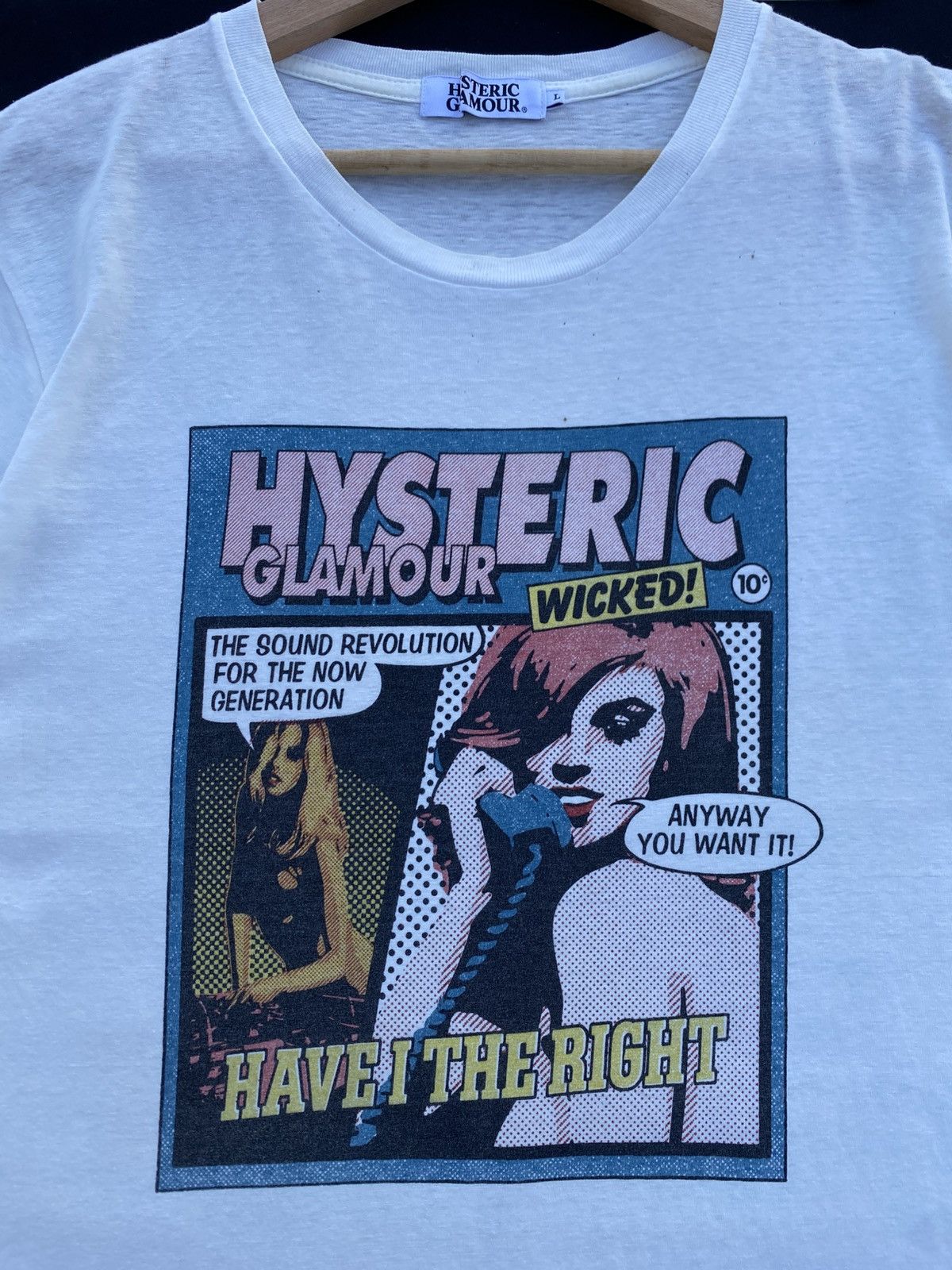 Hysteric Glamour Rare Vintage Hysteric Glamour Sexy Women Wicked Tshirt Size US M / EU 48-50 / 2 - 8 Thumbnail