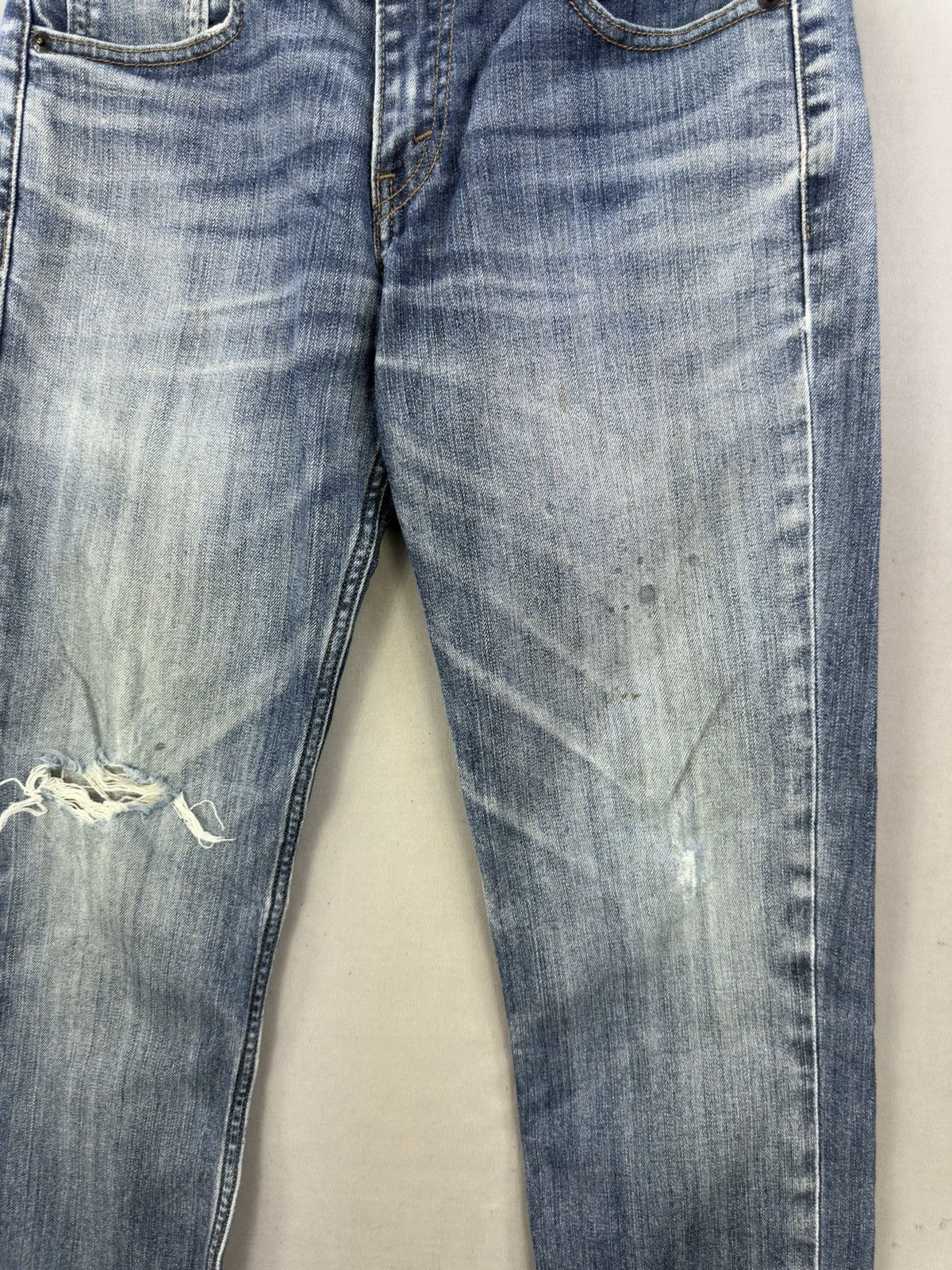 Levi's Levi’s 511 Distressed Faded Regular Fit Jeans Size US 30 / EU 46 - 3 Thumbnail