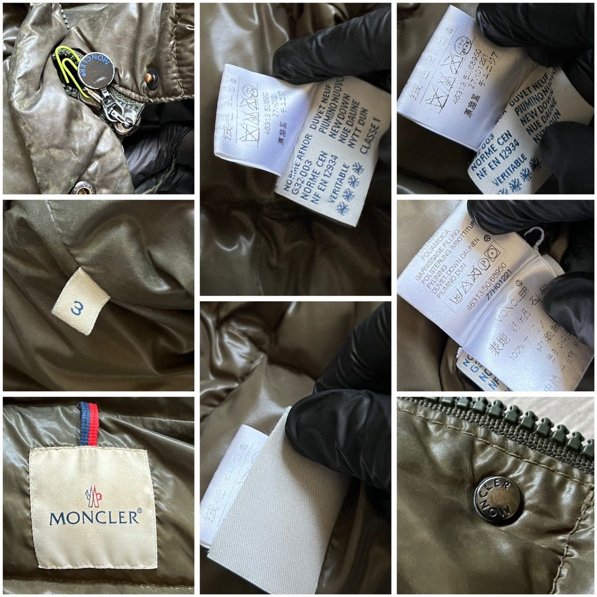 Moncler Moncler Pepper Grenoble Womens Puffer Jacket Green Size L / US 10 / IT 46 - 25 Thumbnail