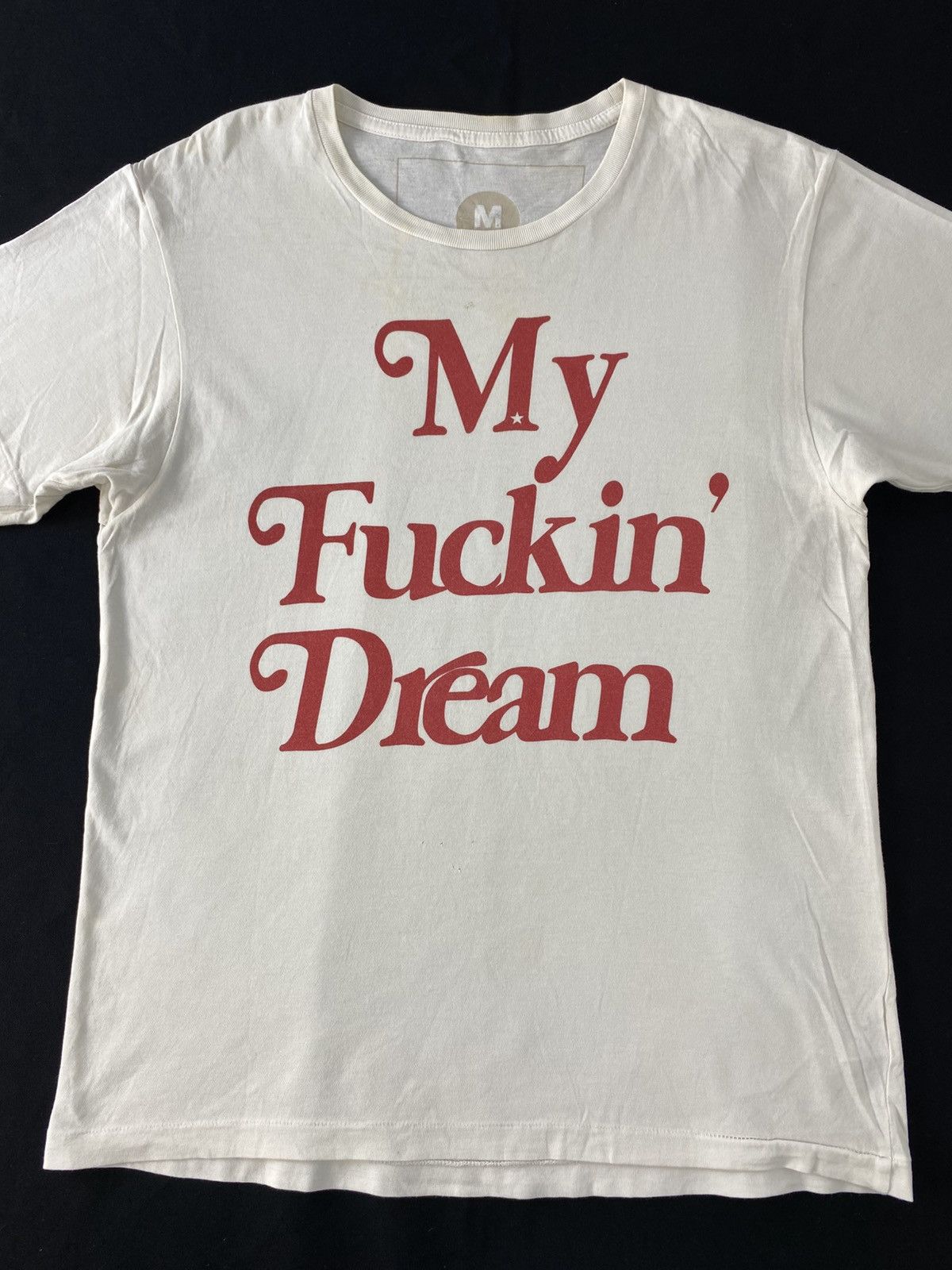 Other Hype Japanese Brand My Fuckin’ Dream Red Font Printed Tee Size US S / EU 44-46 / 1 - 3 Thumbnail