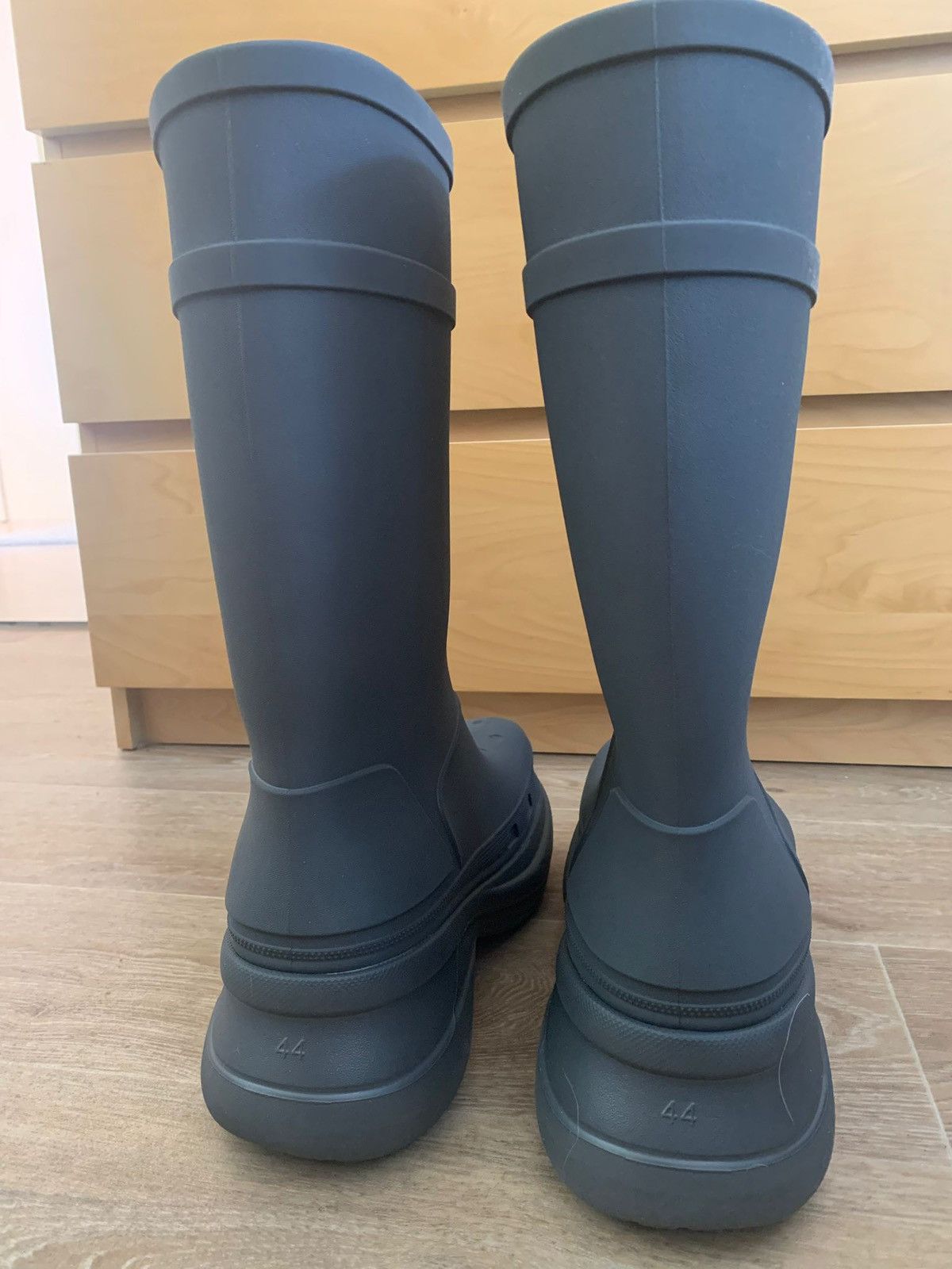 Balenciaga *Brandnew* Balenciaga Grey Croc Boots Sz.44 Size US 11 / EU 44 - 7 Thumbnail