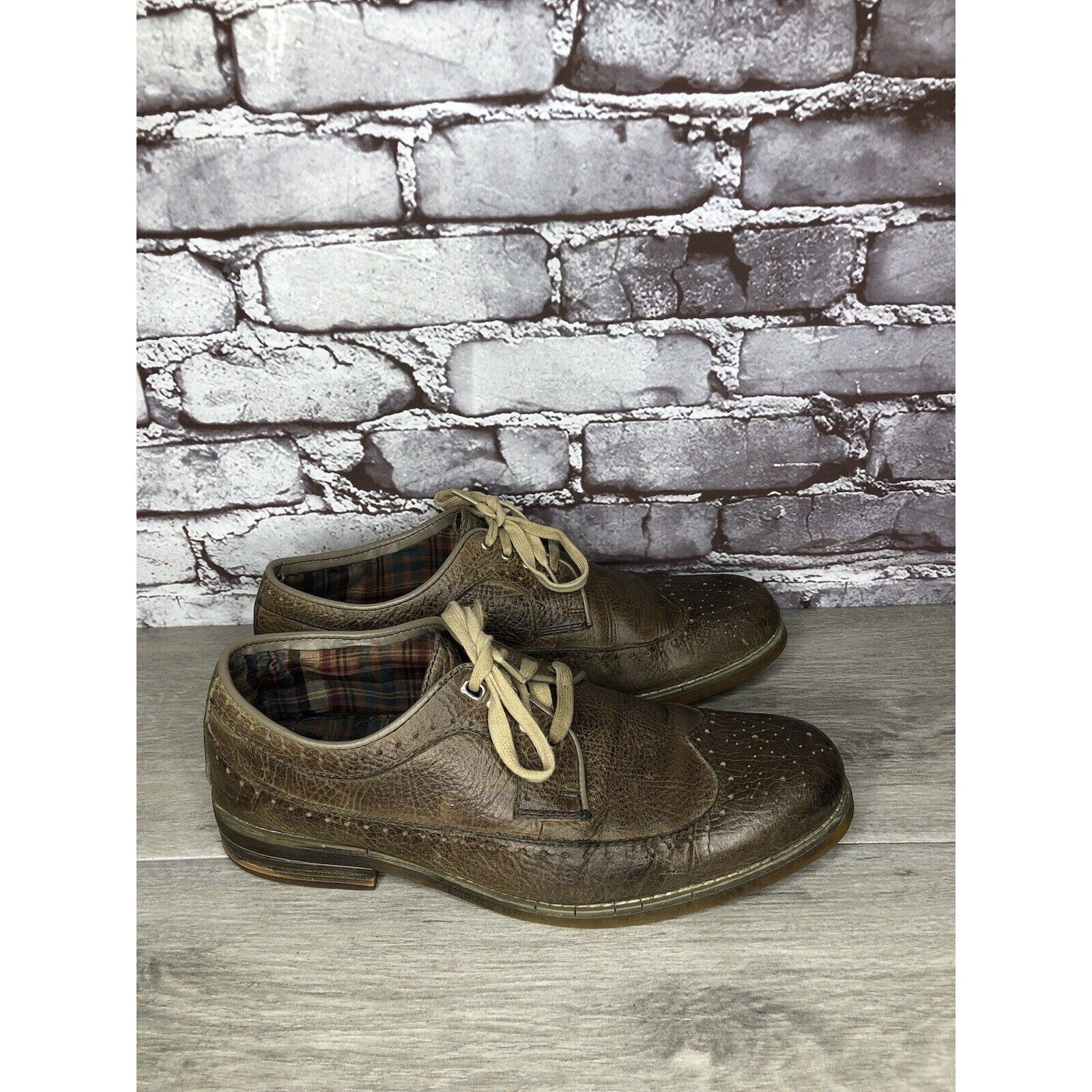 Bed Stu Bed Stu Brown Leather Wingtip Oxfords Casual Lace Up Shoes M Size US 9.5 / EU 42-43 - 12 Thumbnail