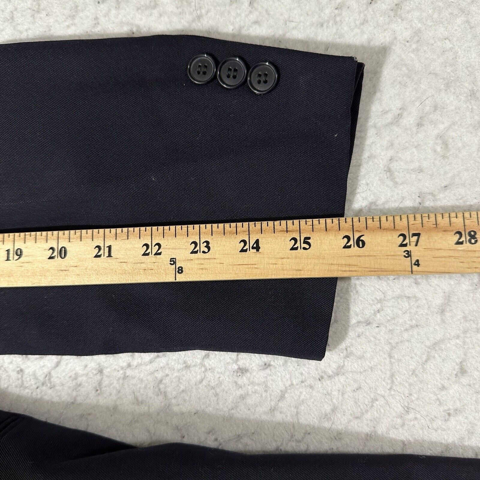 Lord & Taylor Lord & Taylor 46R Double Breasted Peak Lapel Suit Jacket USA Size 46R - 14 Thumbnail