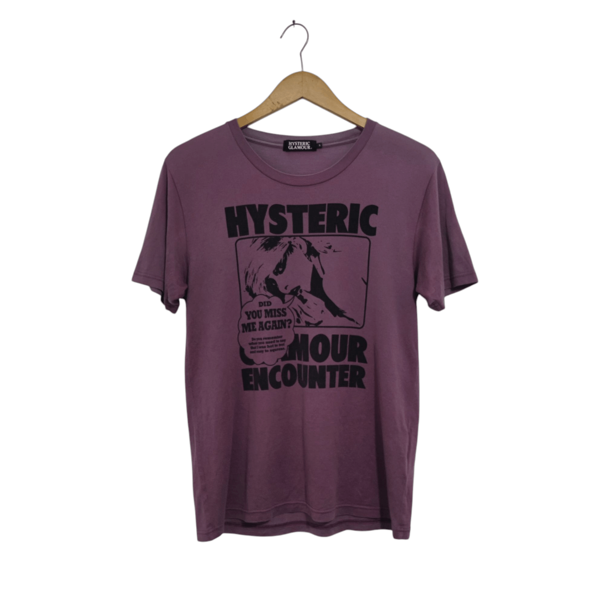 HYSTERIC GLAMOUR WHO ARE YOU ？ プリント Tシャツ HG AFFAIR T-shirt(L Black): HYSTERIC GLAMOUR｜WILDSIDE YOHJI