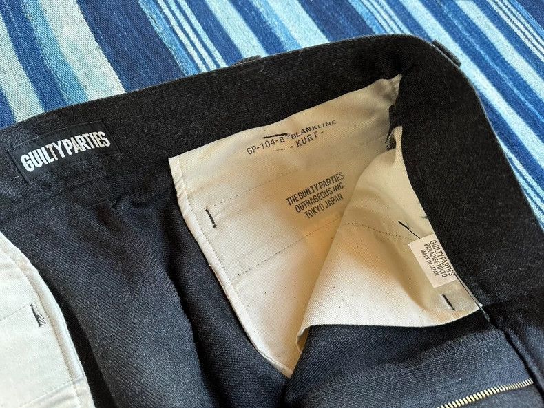 Wacko Maria Wacko maria SizeM Wool Pleated Casual Pants Guilty Parties Size US 30 / EU 46 - 6 Thumbnail