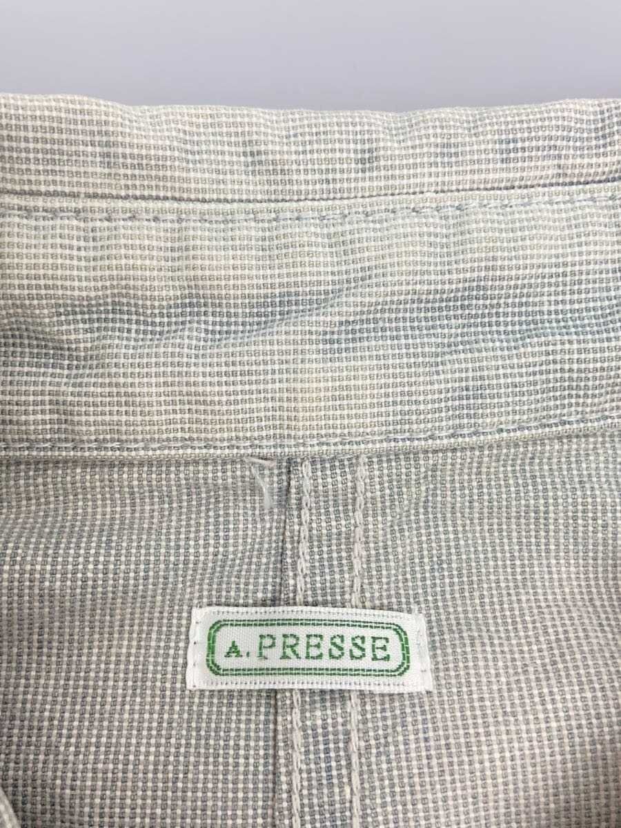 A.PRESSE Indigo Pin Check Coverall Size US M / EU 48-50 / 2 - 3 Thumbnail