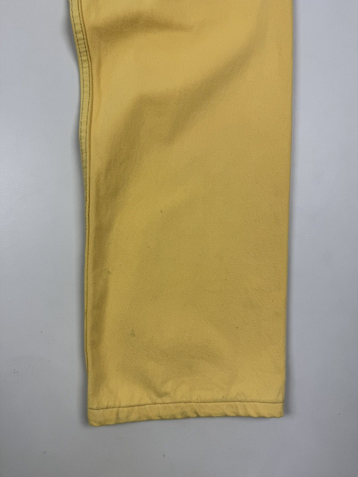 Levi's 1990’s Distressed Levi’s 501xx Yellow Denim Jeans Pants Size US 36 / EU 52 - 19 Thumbnail