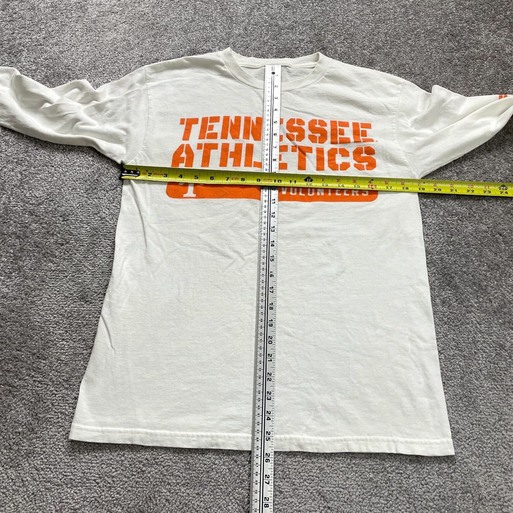 Vintage VINTAGE Unbranded T-Shirt Mens Small White Long Sleeve Tennessee Athletics Tee Size US S / EU 44-46 / 1 - 7 Thumbnail