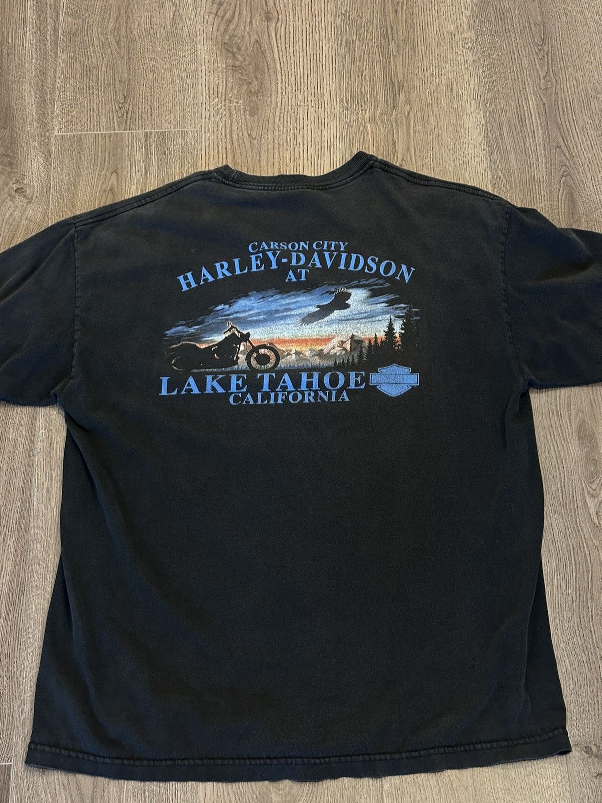 Harley Davidson RIDE OR FLY | VINTAGE HARLEY SHIRT Size US XL / EU 56 / 4 - 4 Thumbnail