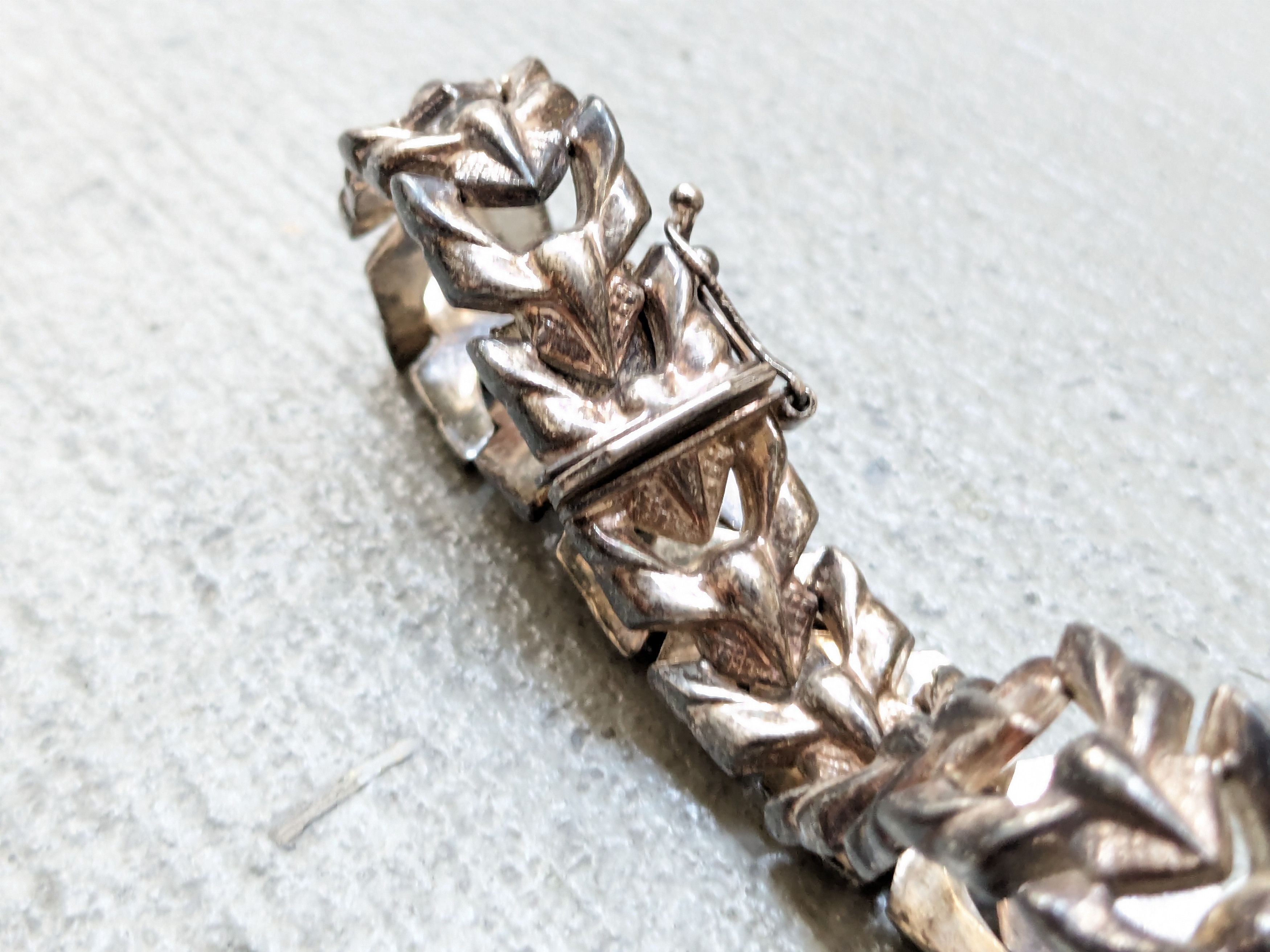 Jewelry Vintage Sterling Silver Bracelet Milor 7.25" Italy Modern Size ONE SIZE - 5 Thumbnail