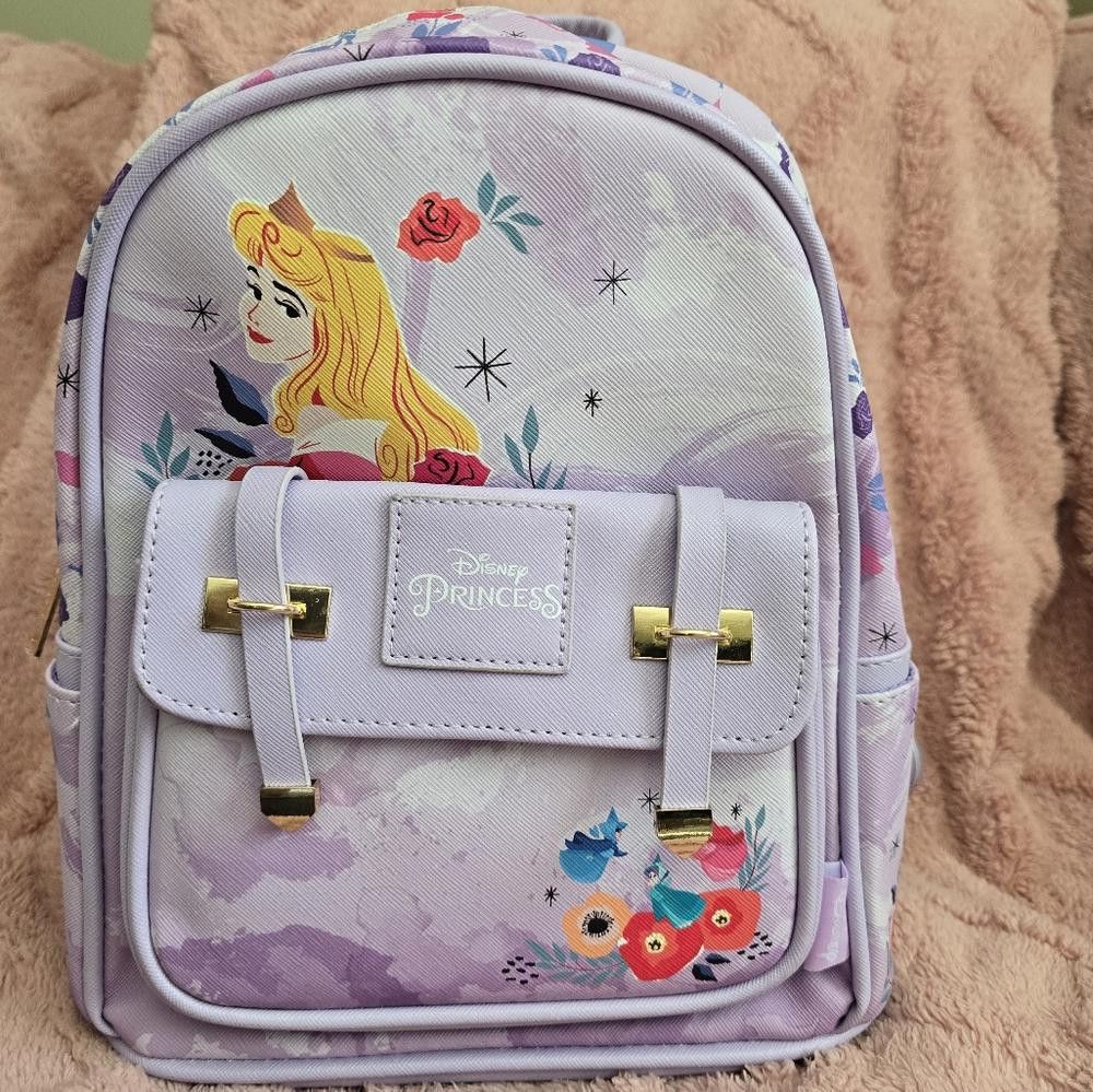 Disney Disney Sleeping Beauty 11 Inch Vegan Leather Mini Backpack Size ONE SIZE - 1 Thumbnail