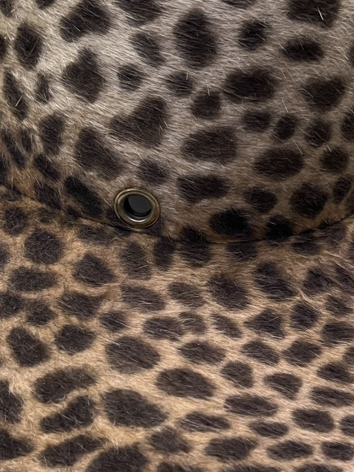 Designer × Handmade × Los Angeles Apparel 🔥GLADYS TAMEZ MILINERY Leopard Hat Handmade in Los Angeles Size ONE SIZE - 6 Thumbnail