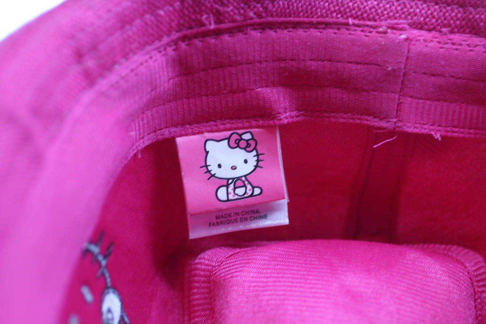 Other Hello Kitty Pink Fedora Hat with Multicolour Braided Band Size ONE SIZE - 4 Thumbnail