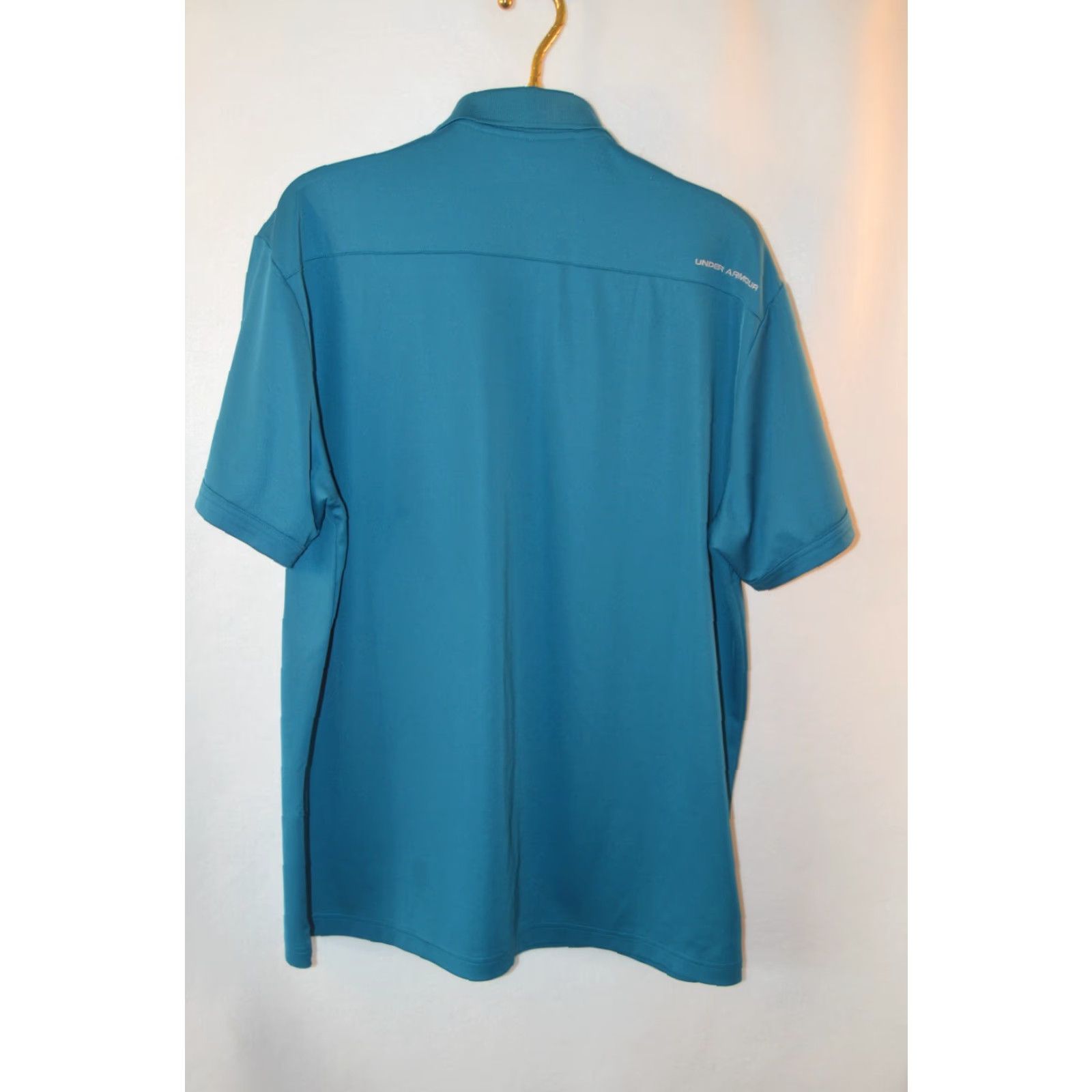 Under Armour Under Armour Performance Polo Shirt Mens 2XL Blue Short Sleeve Golf Activewear Size US XXL / EU 58 / 5 - 2 Thumbnail