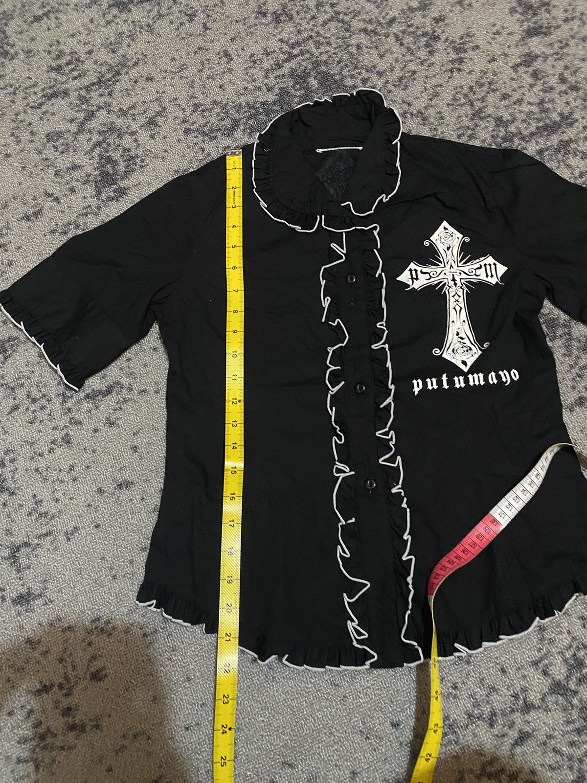 Hysteric Glamour Y2k Putumayo cross ifsixwasnine style shirt Size S / US 4 / IT 40 - 10 Thumbnail