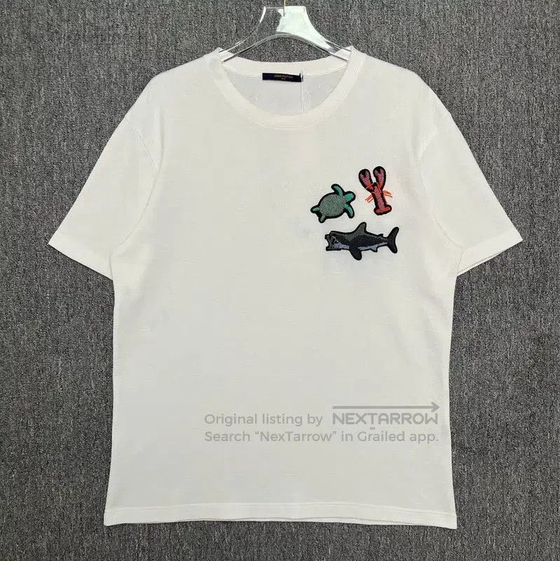 Louis Vuitton Louis Vuitton Men's White Cotton T-Shirt . Size US XL / EU 56 / 4 - 1 Thumbnail