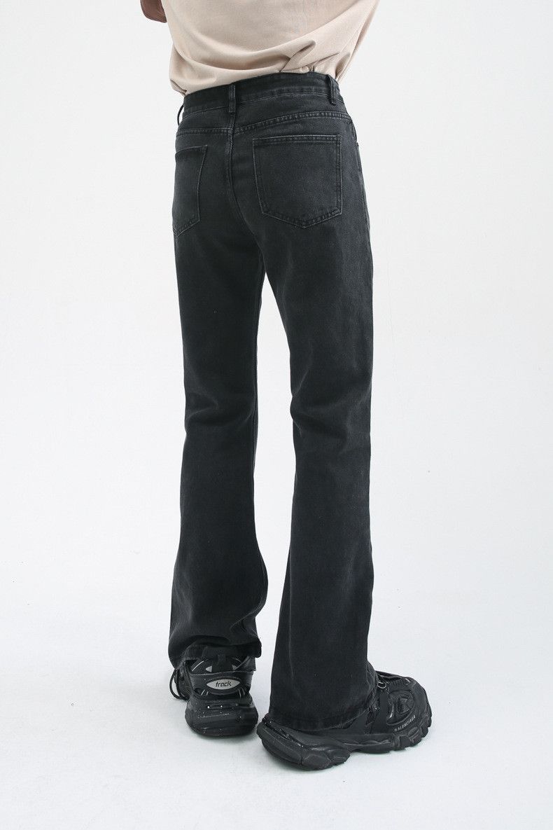 Japanese Brand Japanese retro all-match wide-leg flared washed jeans Size US 32 / EU 48 - 6 Thumbnail