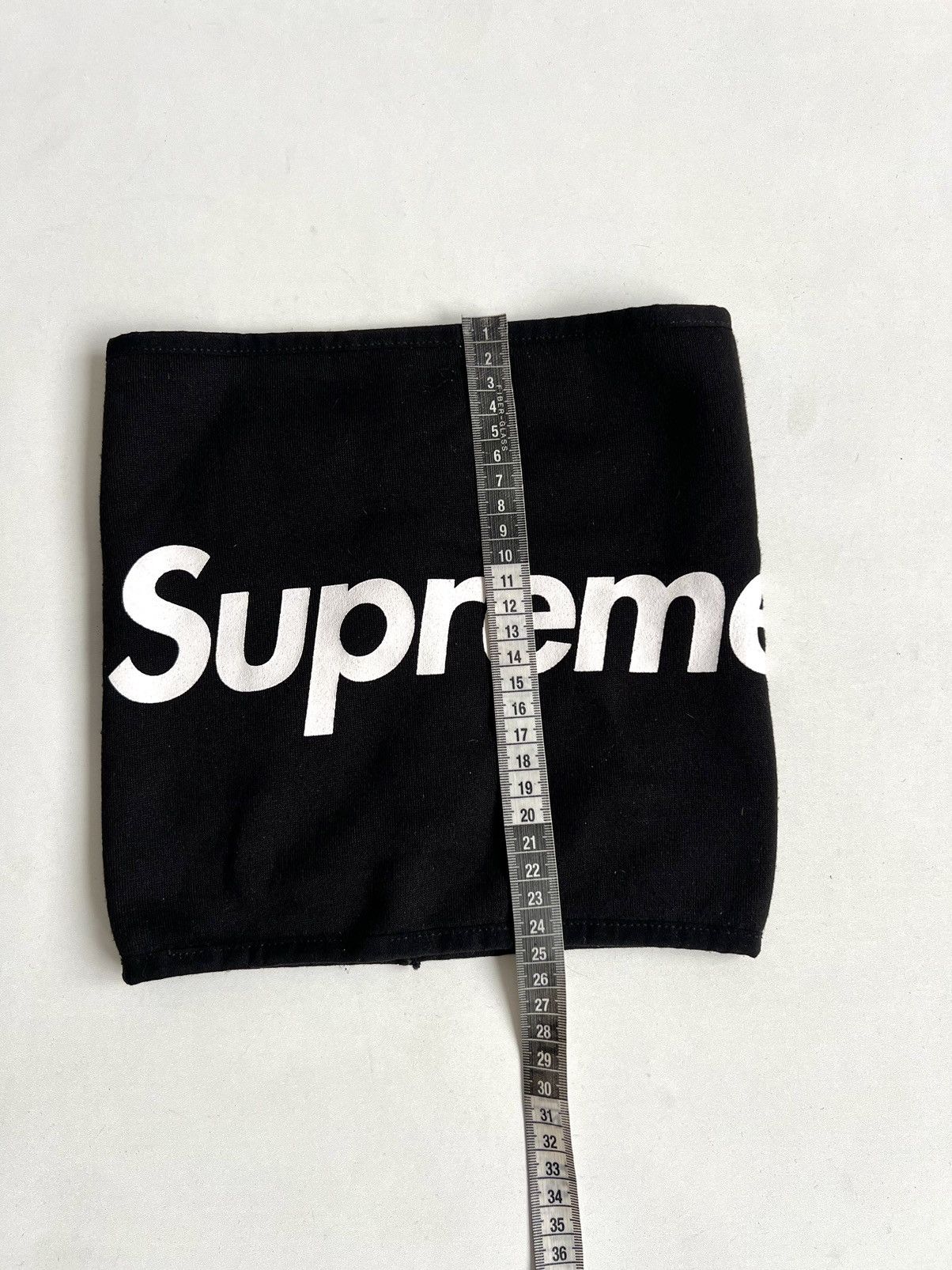 🔥F/W 15 Supreme Neck Gaiter/Mask/Buff Fleece Black