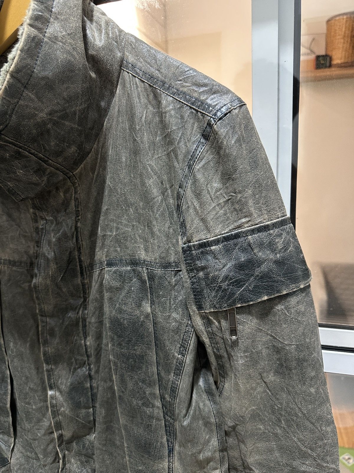L7 Real Hip L7 Real Hip Japan Waxed Coat Zipper Jacket Size US L / EU 52-54 / 3 - 3 Thumbnail
