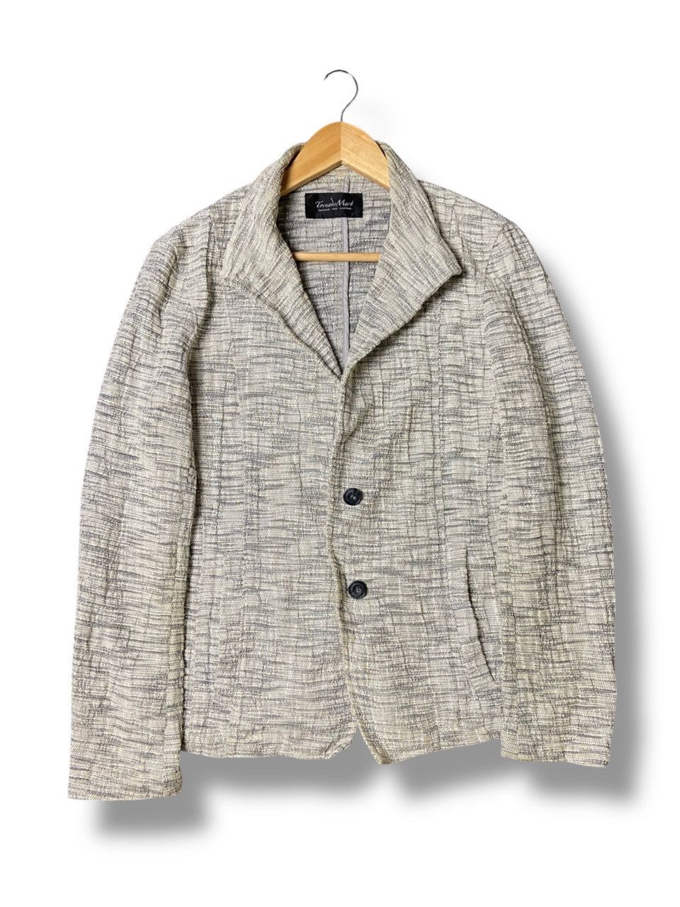 Japanese Brand × Tornado Mart × Vintage Tornado Mart Japan Crepe Stand Material Coat (119) Size US M / EU 48-50 / 2 - 1 Thumbnail