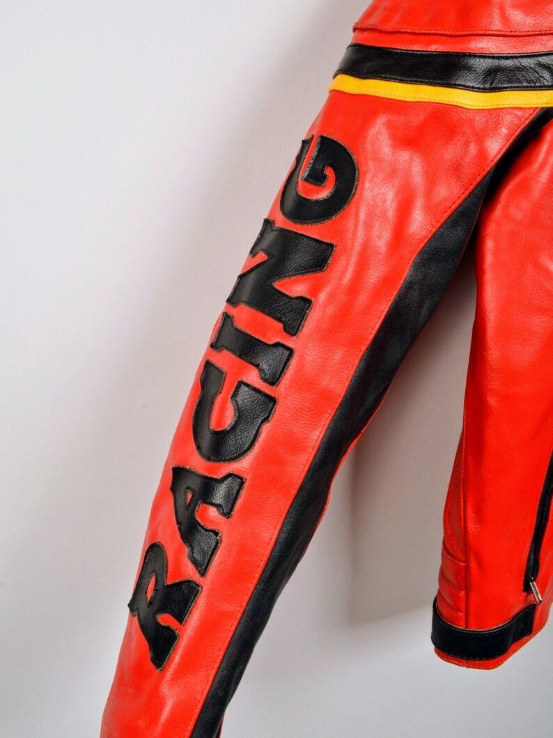 Ferrari 🔥 Vintage Ferrari 🔥 90s Racing Leather Jacket Streetwear Size US XL / EU 56 / 4 - 6 Thumbnail