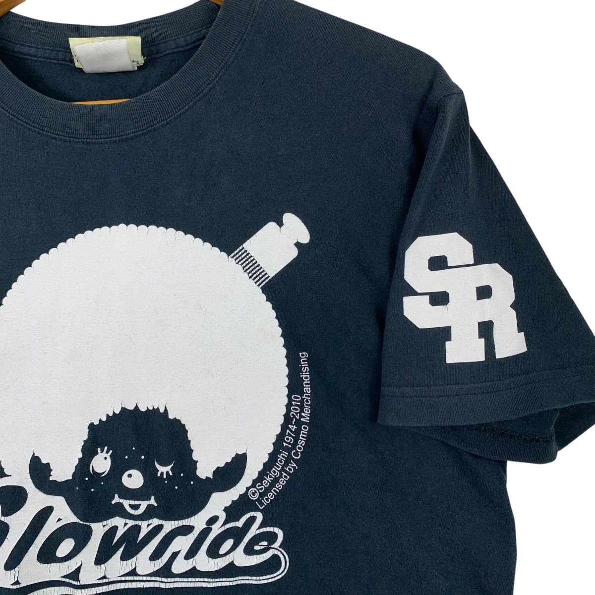 Vintage Vintage SLOWRIDE Street Dance Monchhichi Print Short Shirt Size US M / EU 48-50 / 2 - 3 Thumbnail