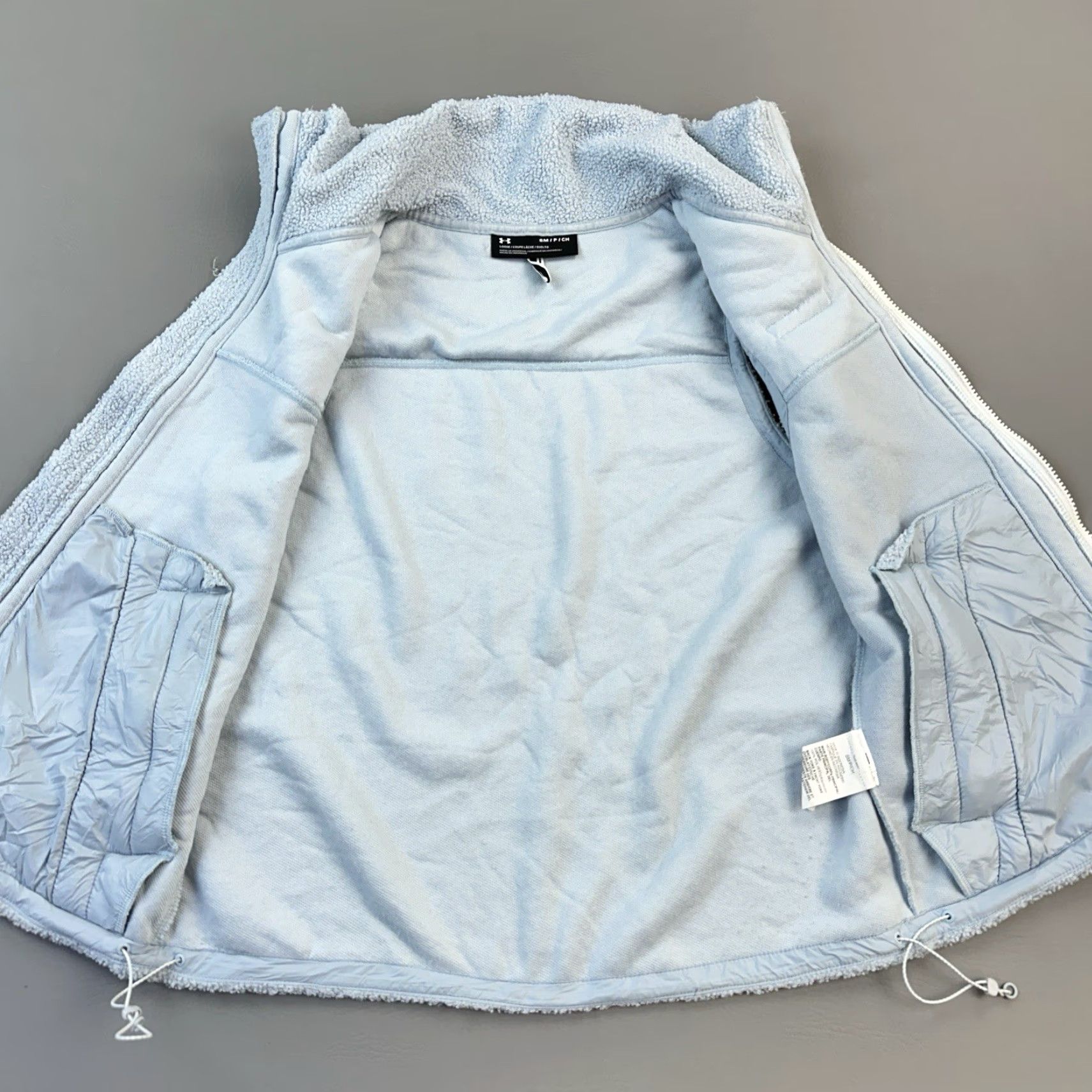 Under Armour Under Armour Vest Women's Small Blue Fleece UA Mission Boucle Full Zip Outdoor Size XL / US 12-14 / IT 48-50 - 4 Thumbnail