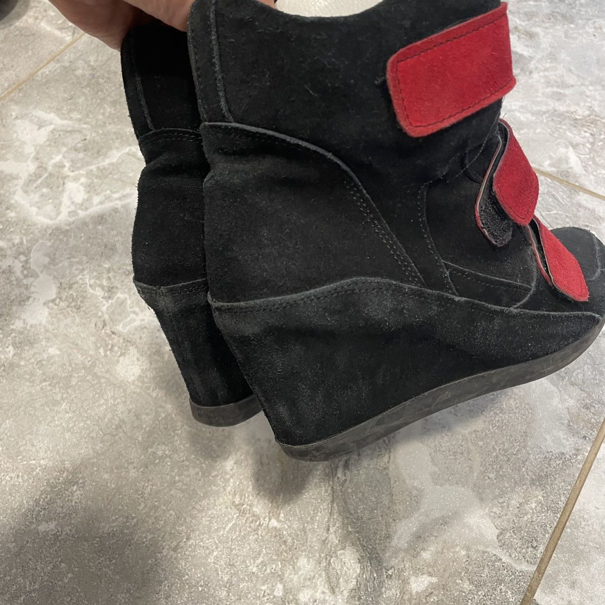 Vintage 38 like ISABEL MARANT BECKETT HIGH PLATFORM SNEAKERS SHOES Size US 8 / IT 38 - 7 Thumbnail