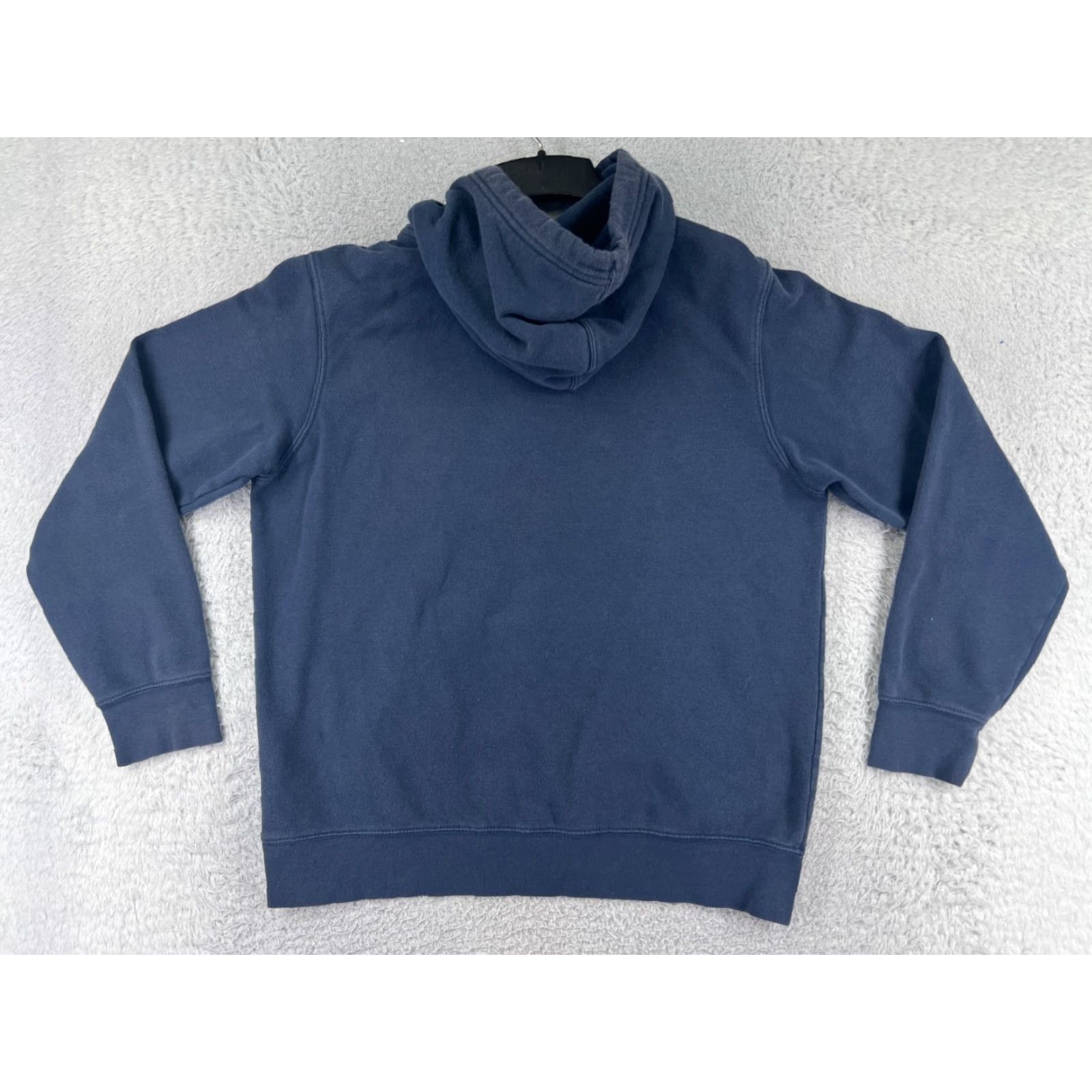 The North Face The North Face Mens Hoodie Shirt Hooded Pullover Lightweight Logo Sweatshirt Blue Cotton Blend Jersey M Size US M / EU 48-50 / 2 - 2 Thumbnail