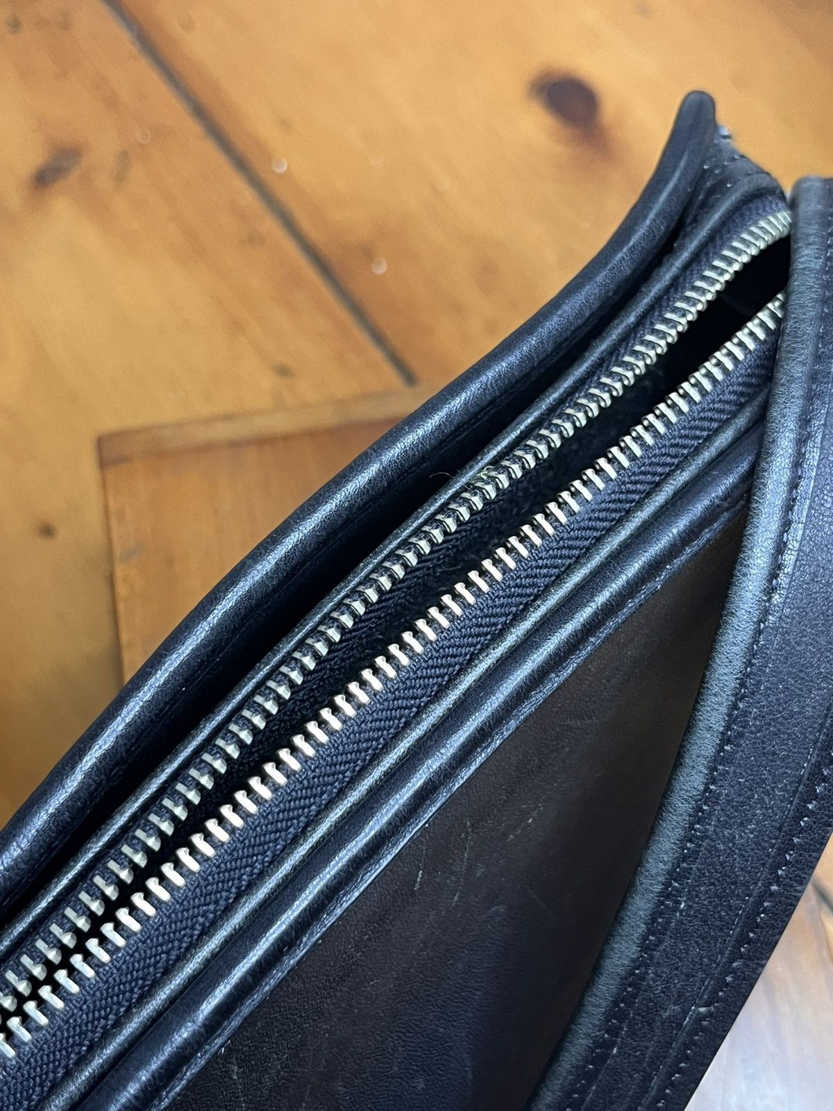 Coach × Vintage Vintage Coach: Black Leather Shoulder Bag Size ONE SIZE - 4 Thumbnail