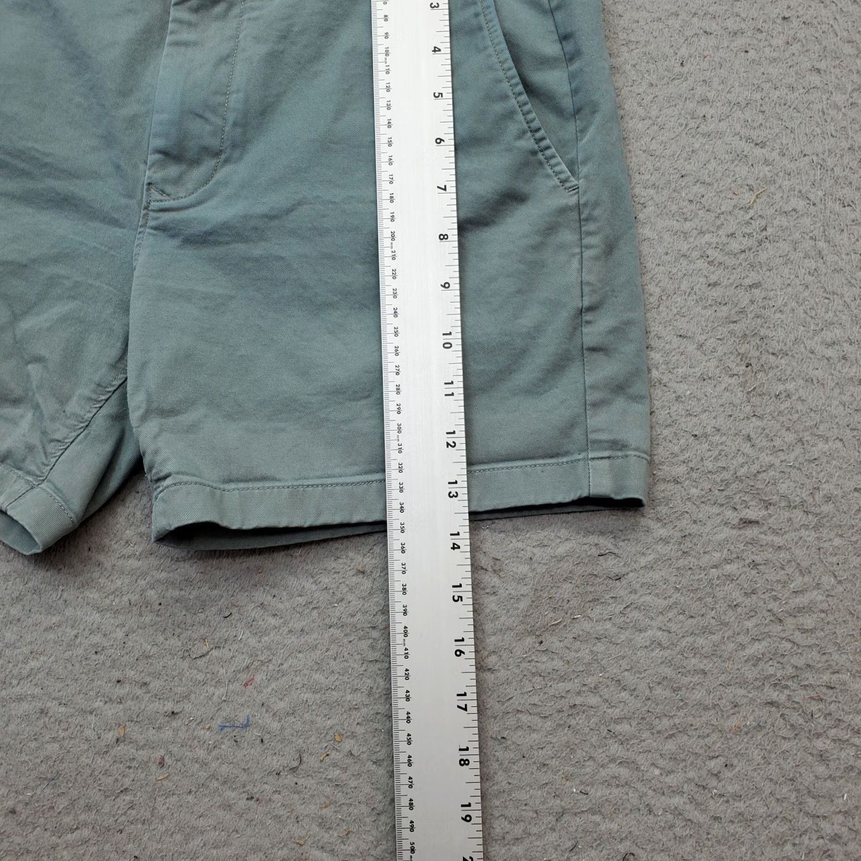 Bonobos Bonobos Chino Shorts Women's 29 Green Cotton Regular Low Waist Slash Pockets Summer 29 Womens Size 29" - 3 Thumbnail