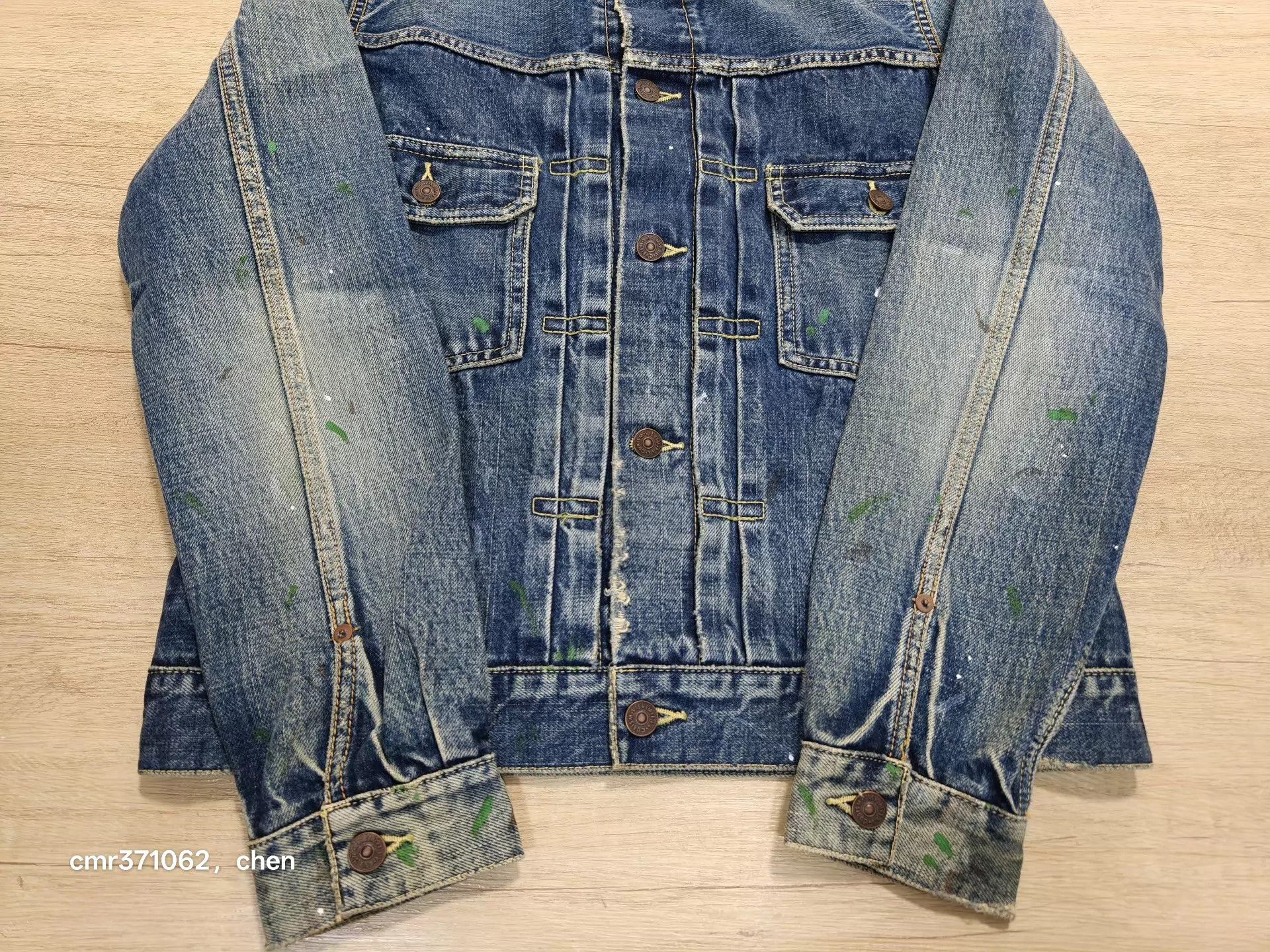 Visvim VISVIM 19SS 101 JKT DMGD-1002 Mud Yellow Wash Distressed 2 Size US M / EU 48-50 / 2 - 5 Thumbnail