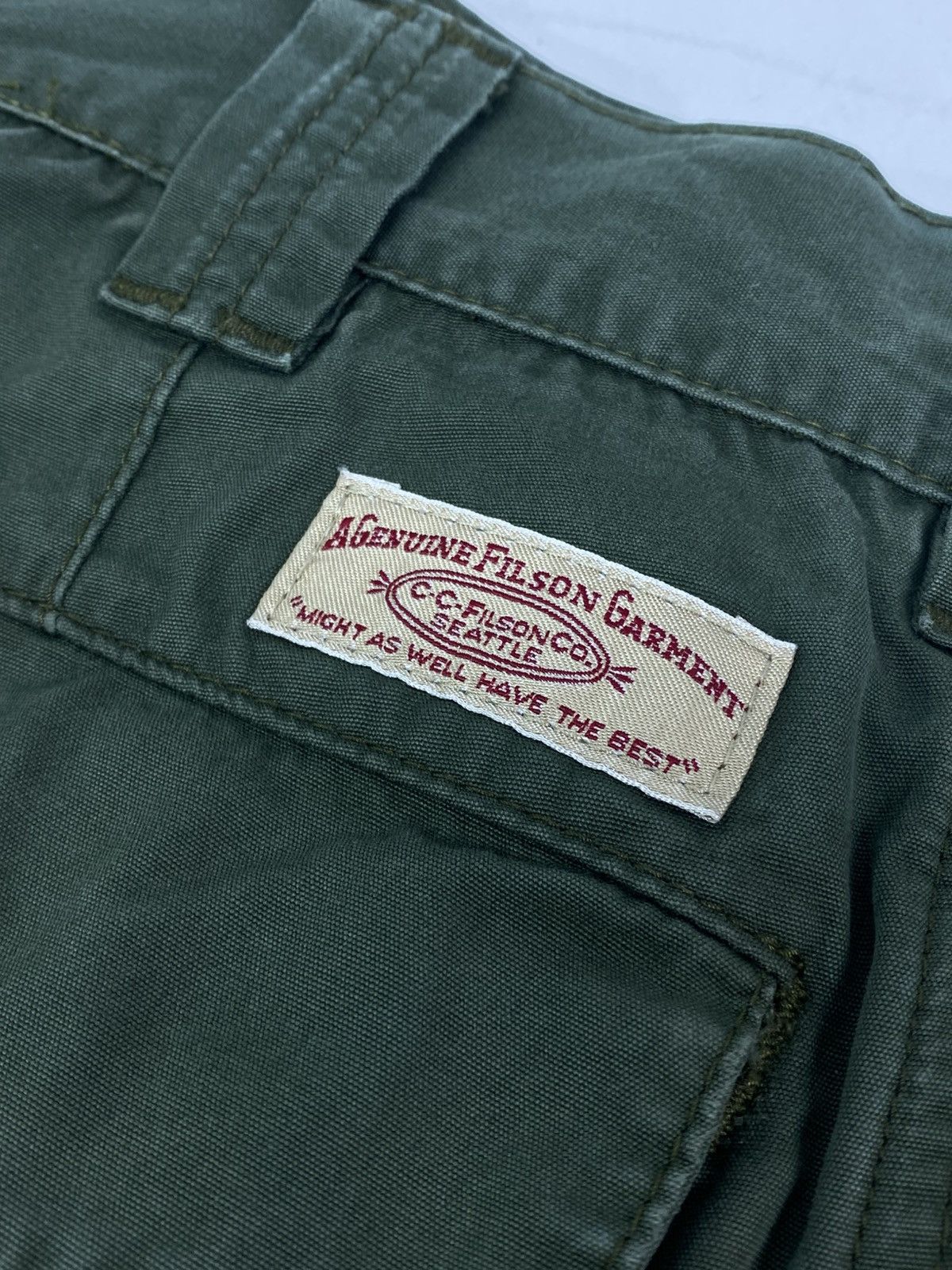 Filson Vintage Filson Cargo Work Wear Distressed Shorts- Size US 34 / EU 50 - 19 Thumbnail