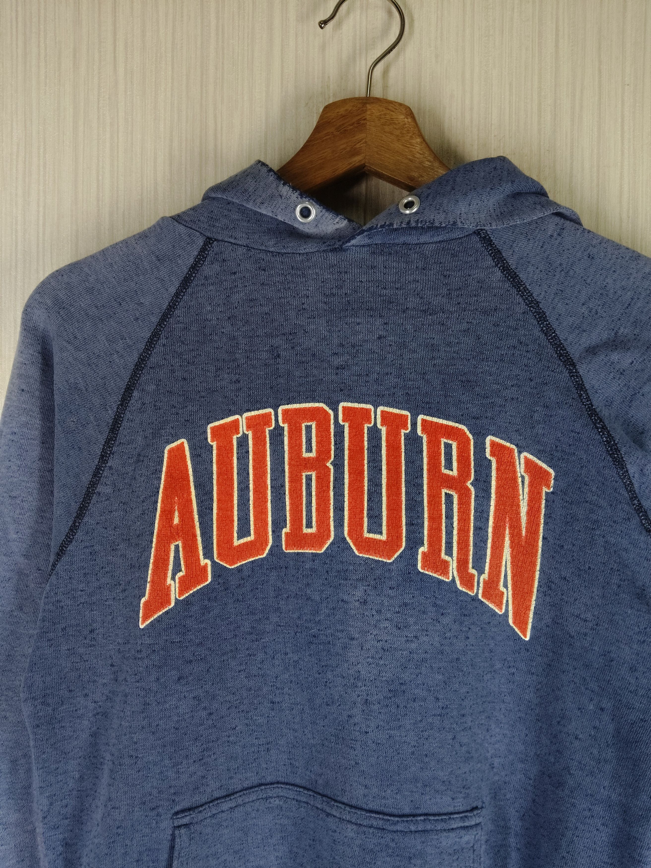 Other Rare Vintage 70s Auburn SpellOut Hoodie Sweatshirt Size US M / EU 48-50 / 2 - 2 Thumbnail