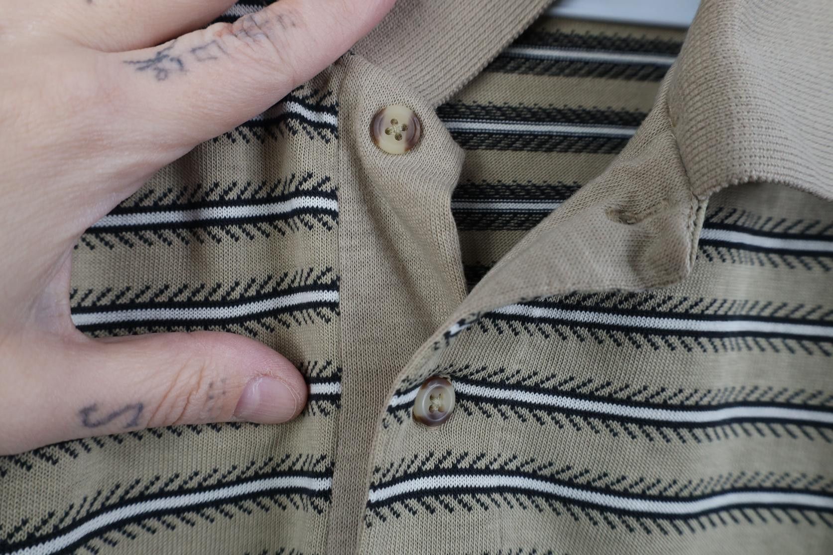 Vintage Vintage 90s Streetwear Knit Long Sleeve Rugby Polo Shirt Size US M / EU 48-50 / 2 - 8 Thumbnail