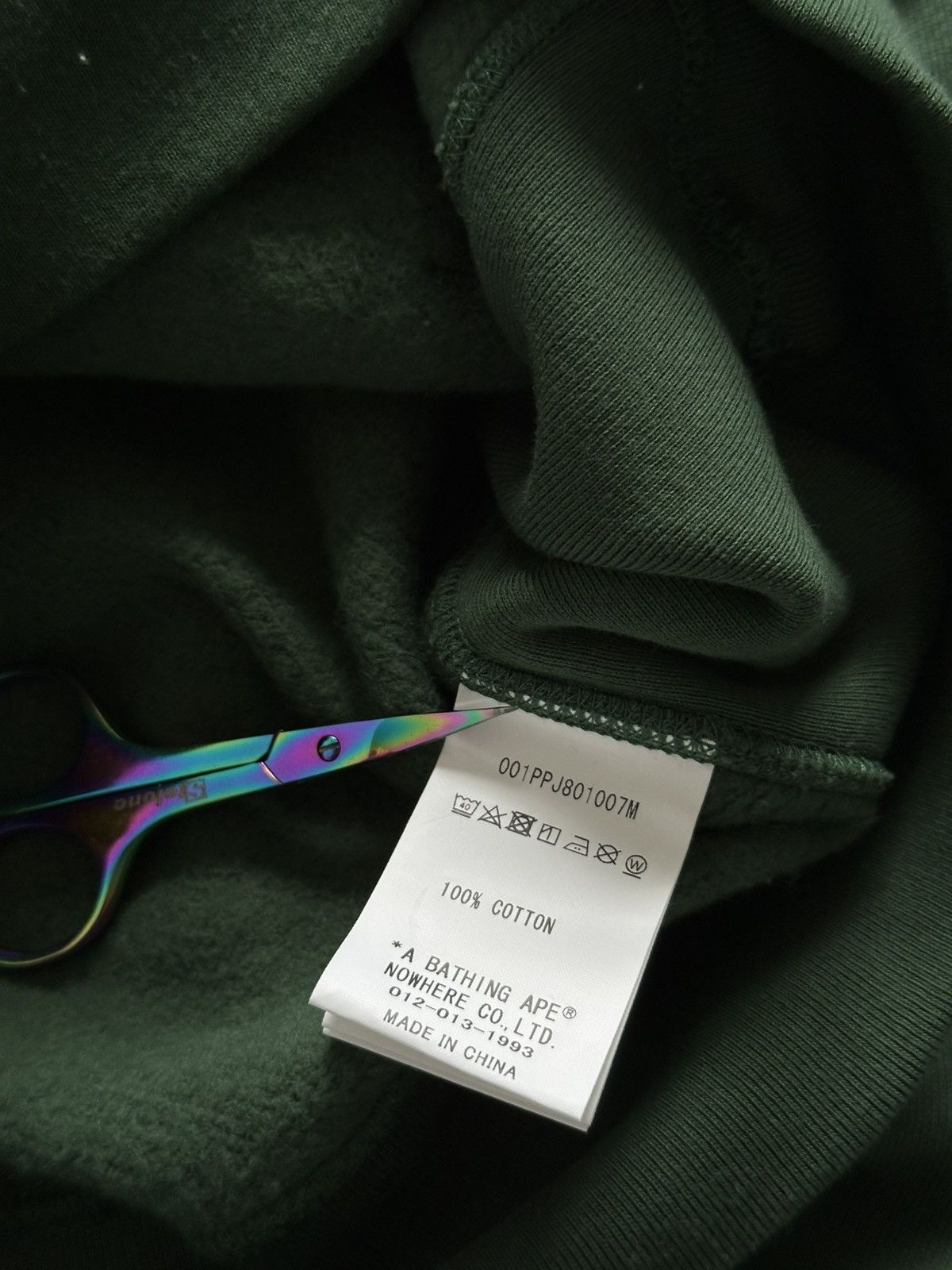 Bape Bape NYC Logo Pullover Hoodie Green Size US S / EU 44-46 / 1 - 6 Thumbnail
