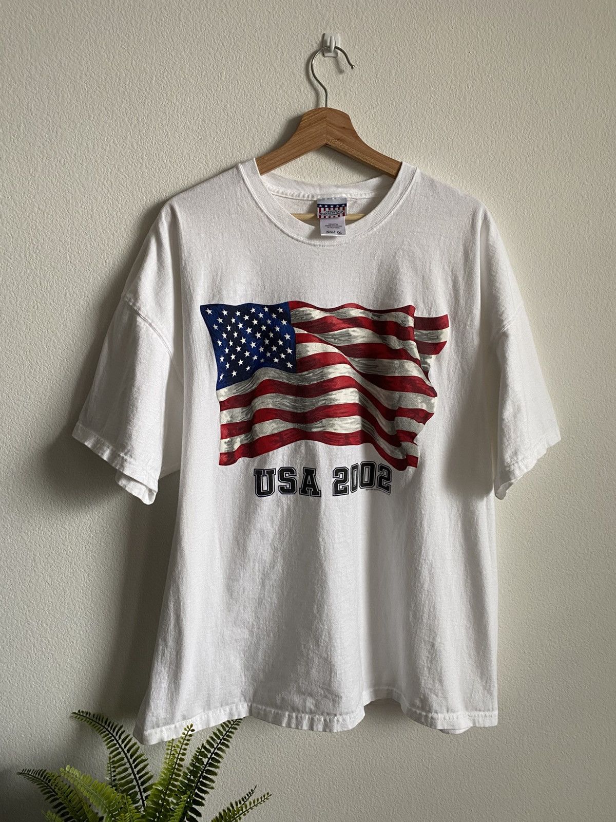 Vintage 00s USA America Tee Size US XXL / EU 58 / 5 - 1 Thumbnail