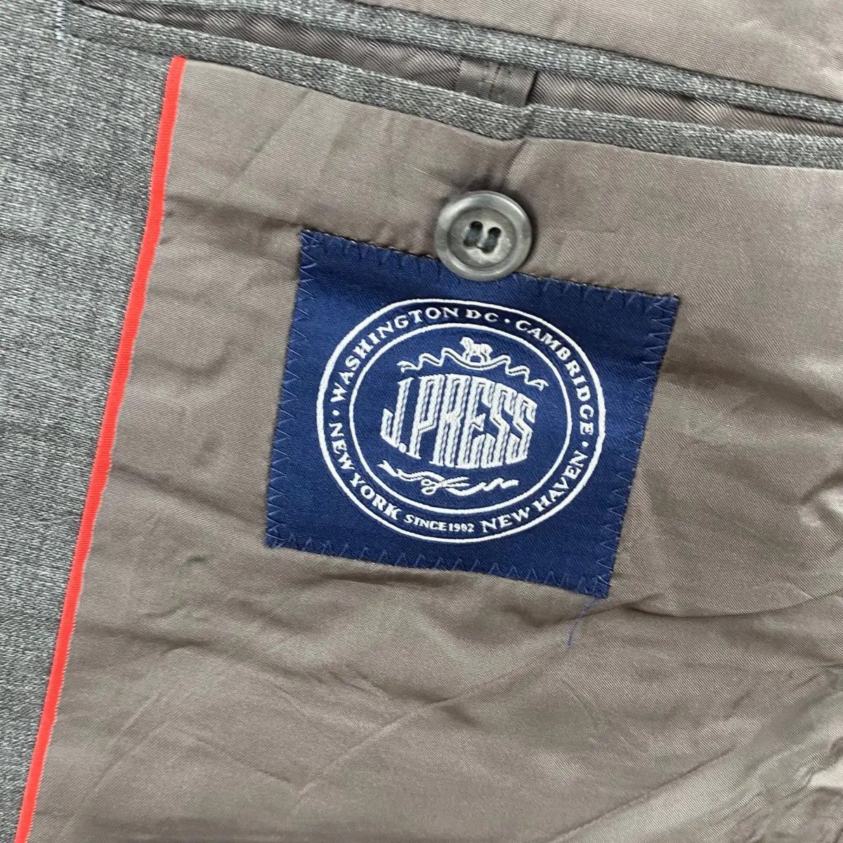 J. Press Vtg J.PRESS NEW YORK Cambridge Pressclusive Blazer 3 Button Size 40R - 7 Thumbnail