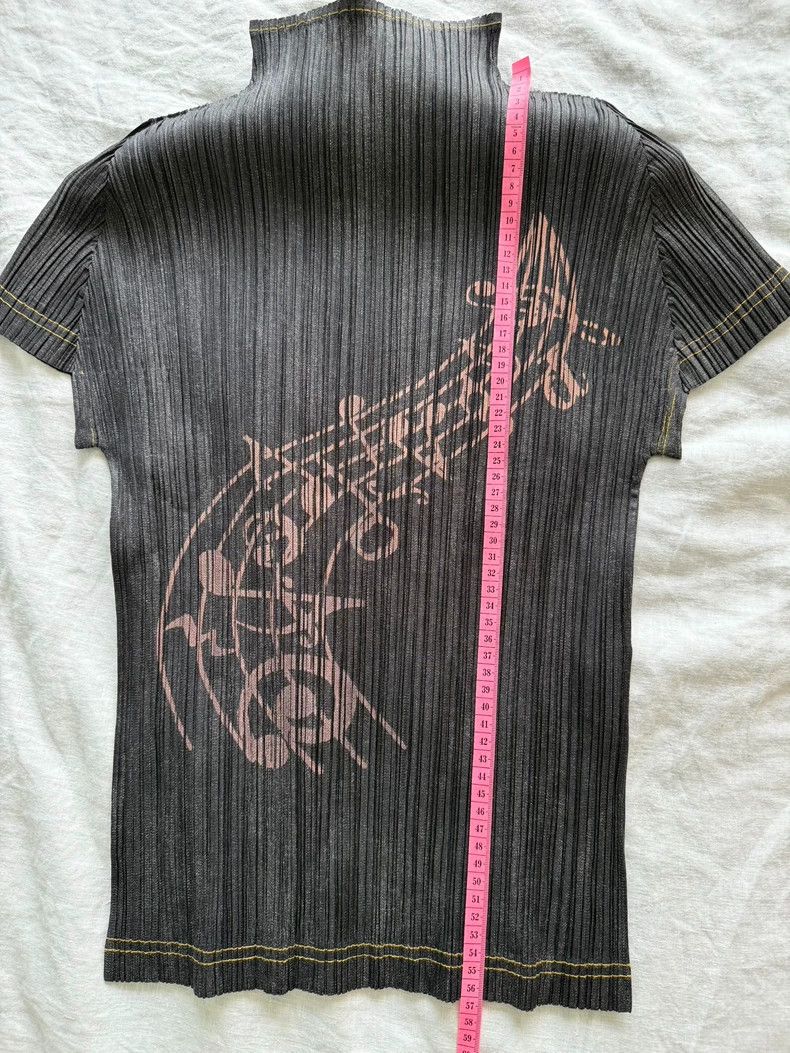 Issey Miyake Issey Miyake size:3 Black pleated short-sleeved shirt Size XS / US 0-2 / IT 36-38 - 3 Thumbnail
