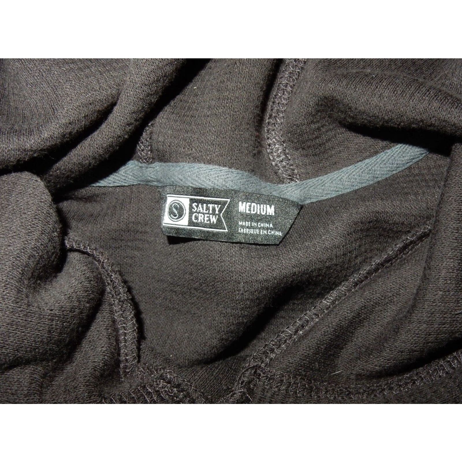 Vintage Salty Crew Men's Pullover Sweater Gray Medium Cotton Blend Size US M / EU 48-50 / 2 - 4 Thumbnail